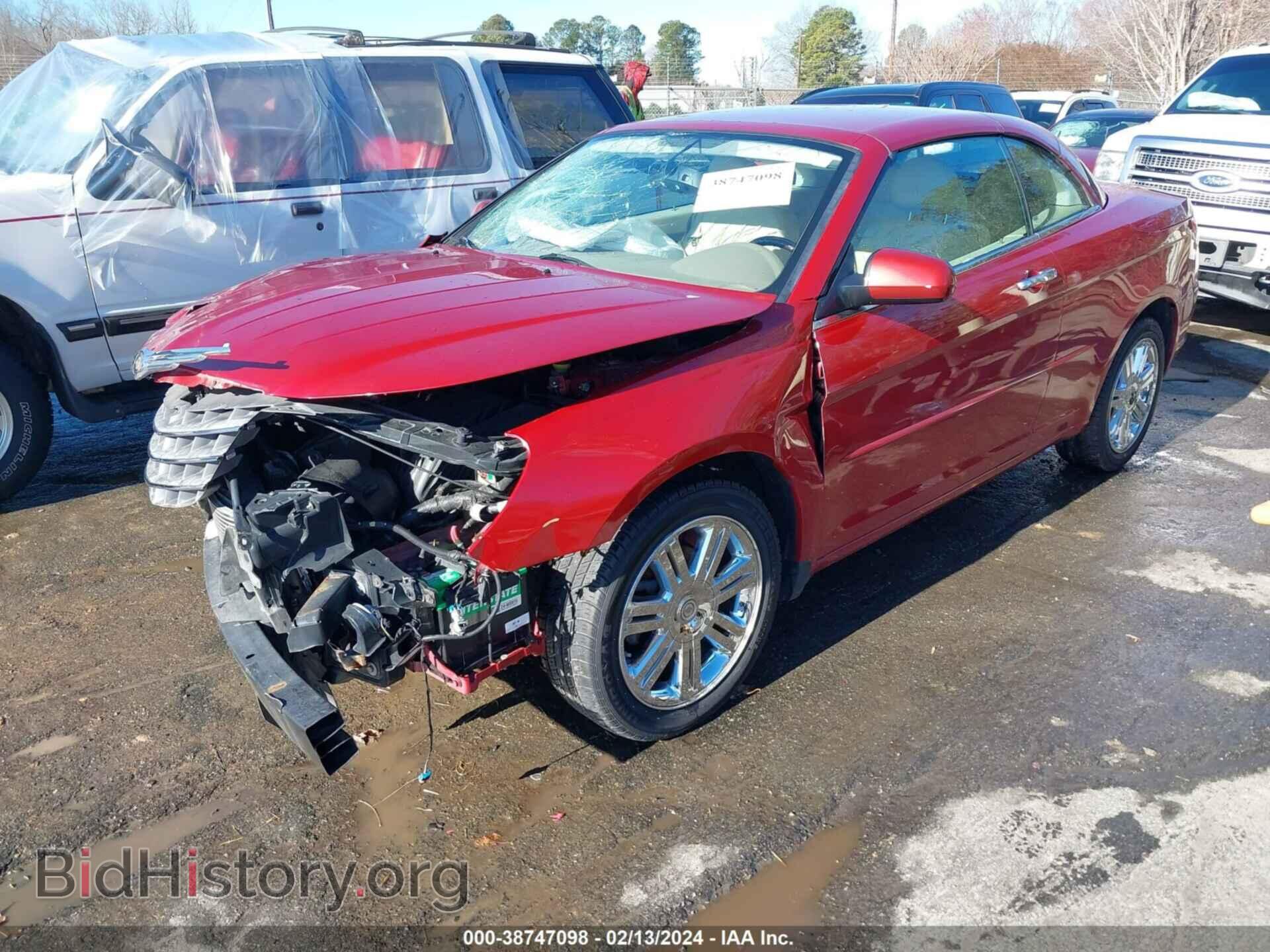 2008 CHRYSLER SEBRING - VIN: 1C3LC65M28N302802 - Фото 2