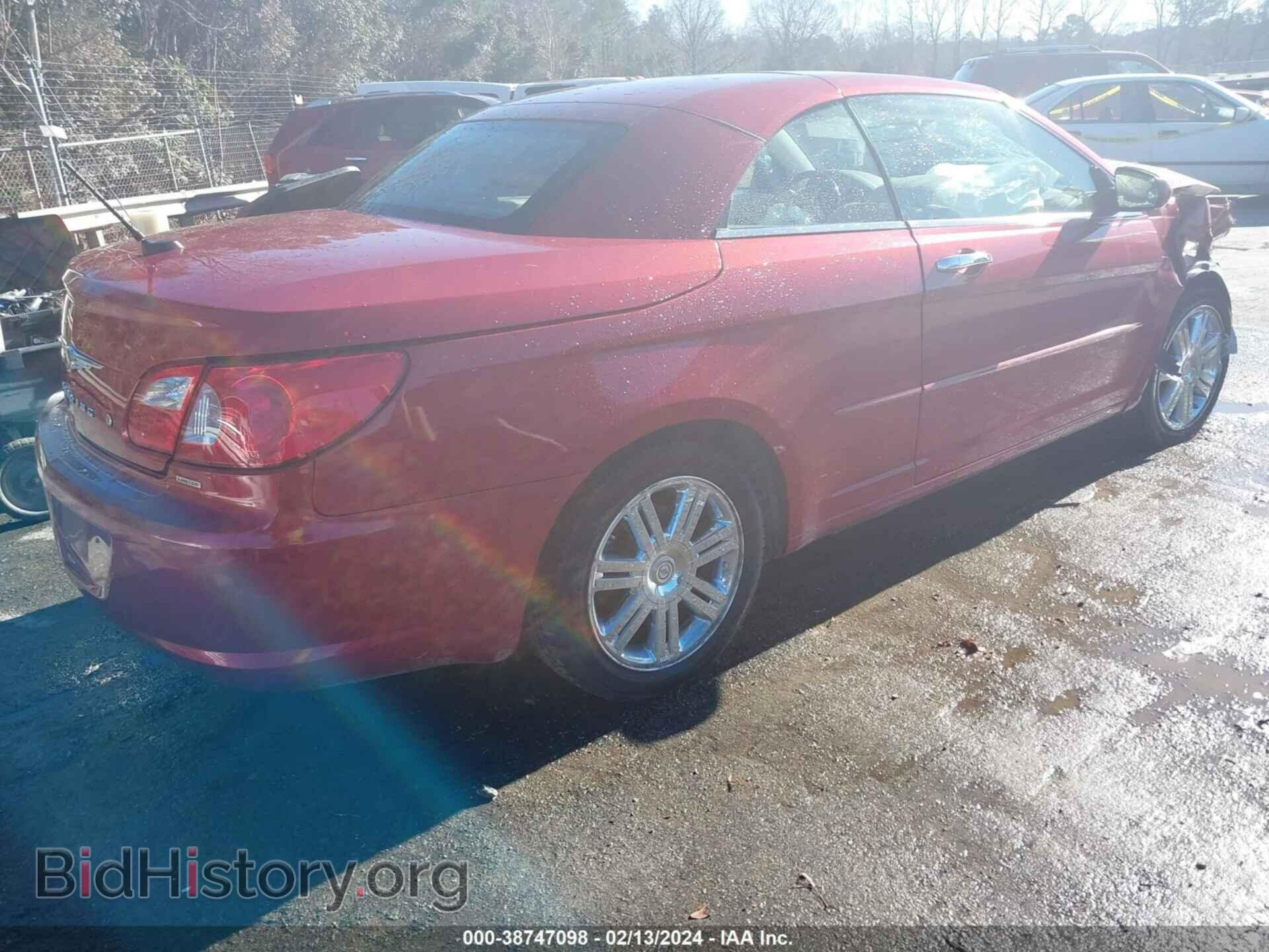 2008 CHRYSLER SEBRING - VIN: 1C3LC65M28N302802 - Фото 4