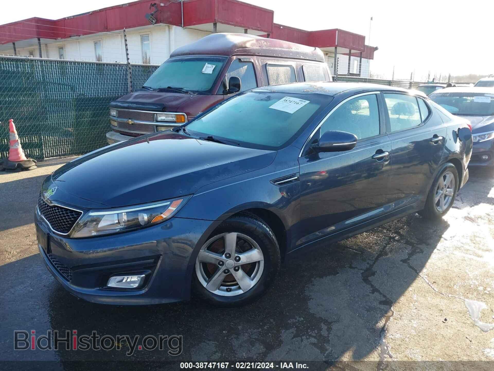 2015 KIA OPTIMA - VIN: KNAGM4A70F5537420 - Фото 2