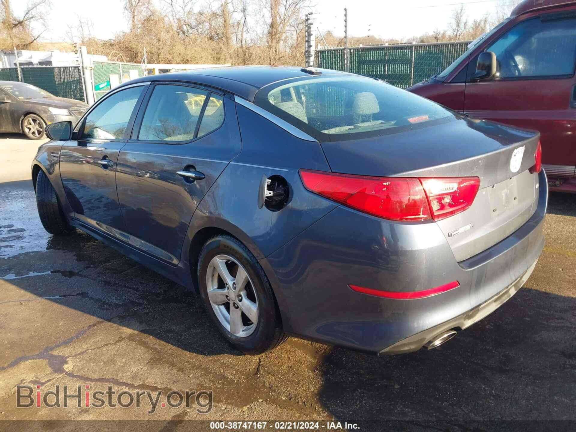 2015 KIA OPTIMA - VIN: KNAGM4A70F5537420 - Фото 3