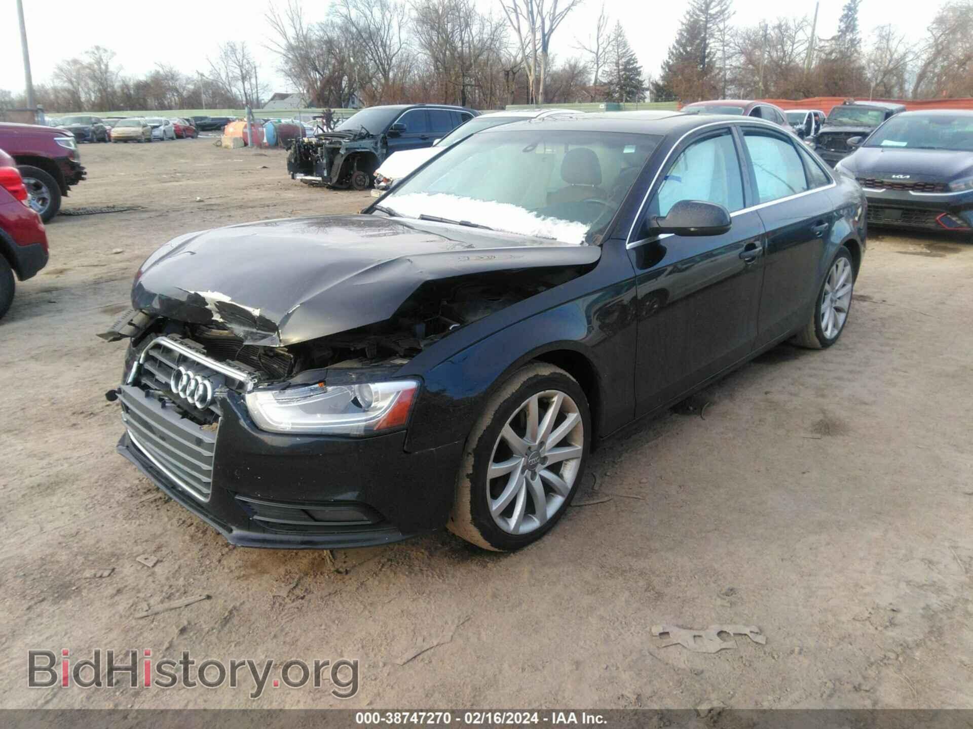 2013 AUDI A4 - VIN: WAUFFAFL5DN045862 - Фото 2