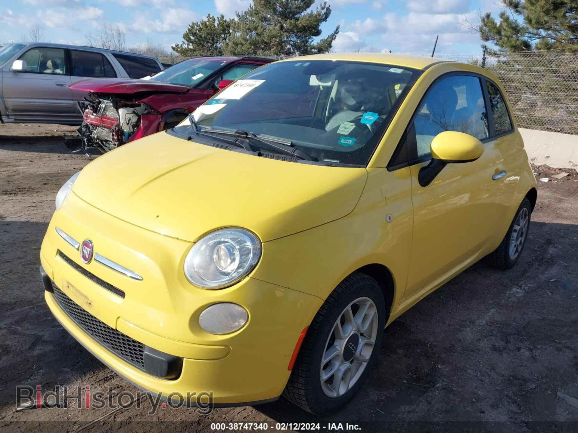 2013 FIAT 500 - VIN: 3C3CFFAR3DT673731 - Photo 2