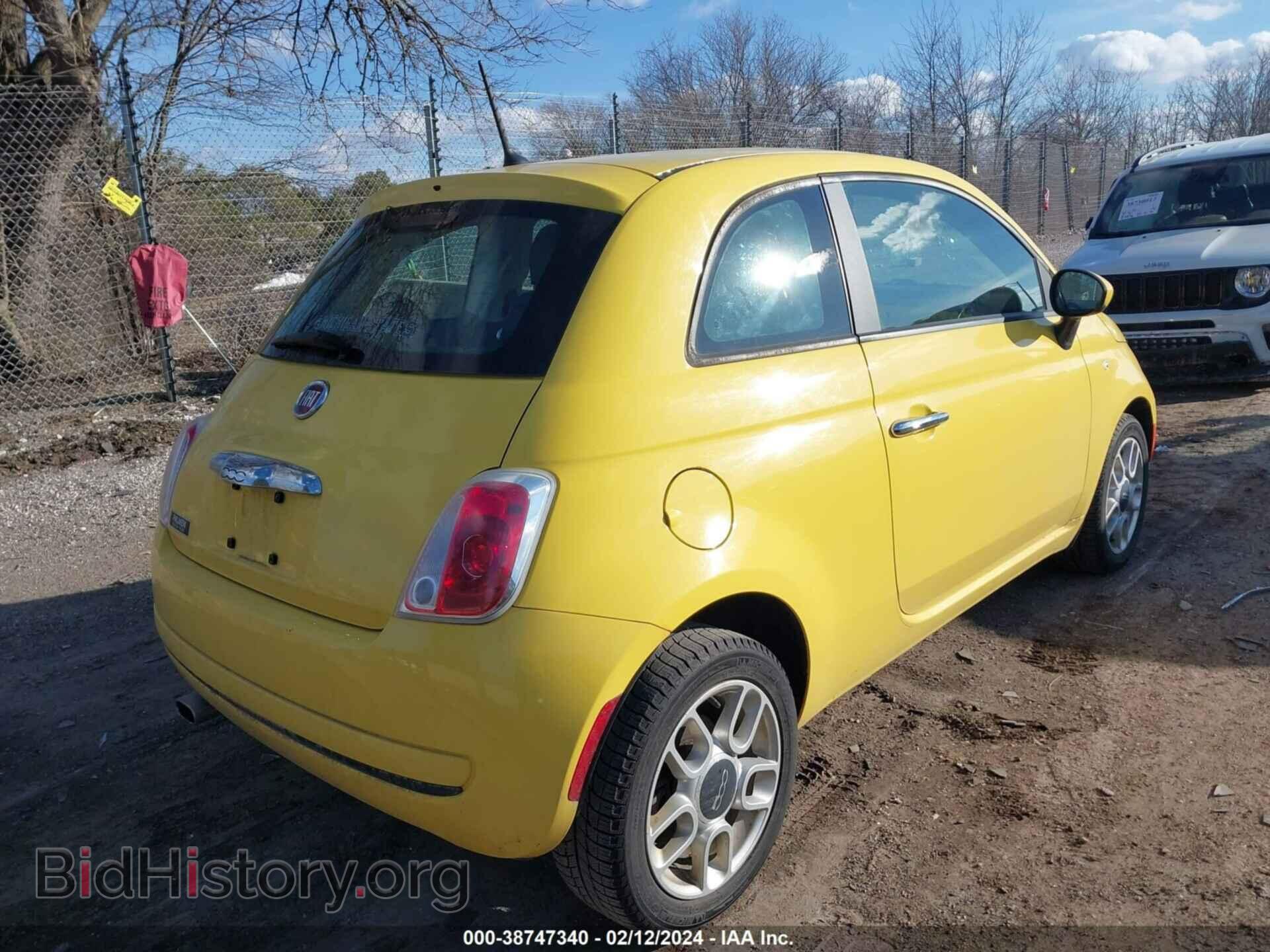 2013 FIAT 500 - VIN: 3C3CFFAR3DT673731 - Photo 4