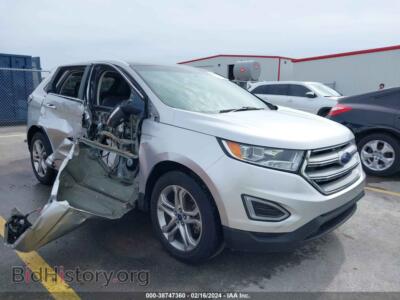 2016 Ford EDGE Titanium, silver — VIN 2FMPK3K87GBB42606, IAAI