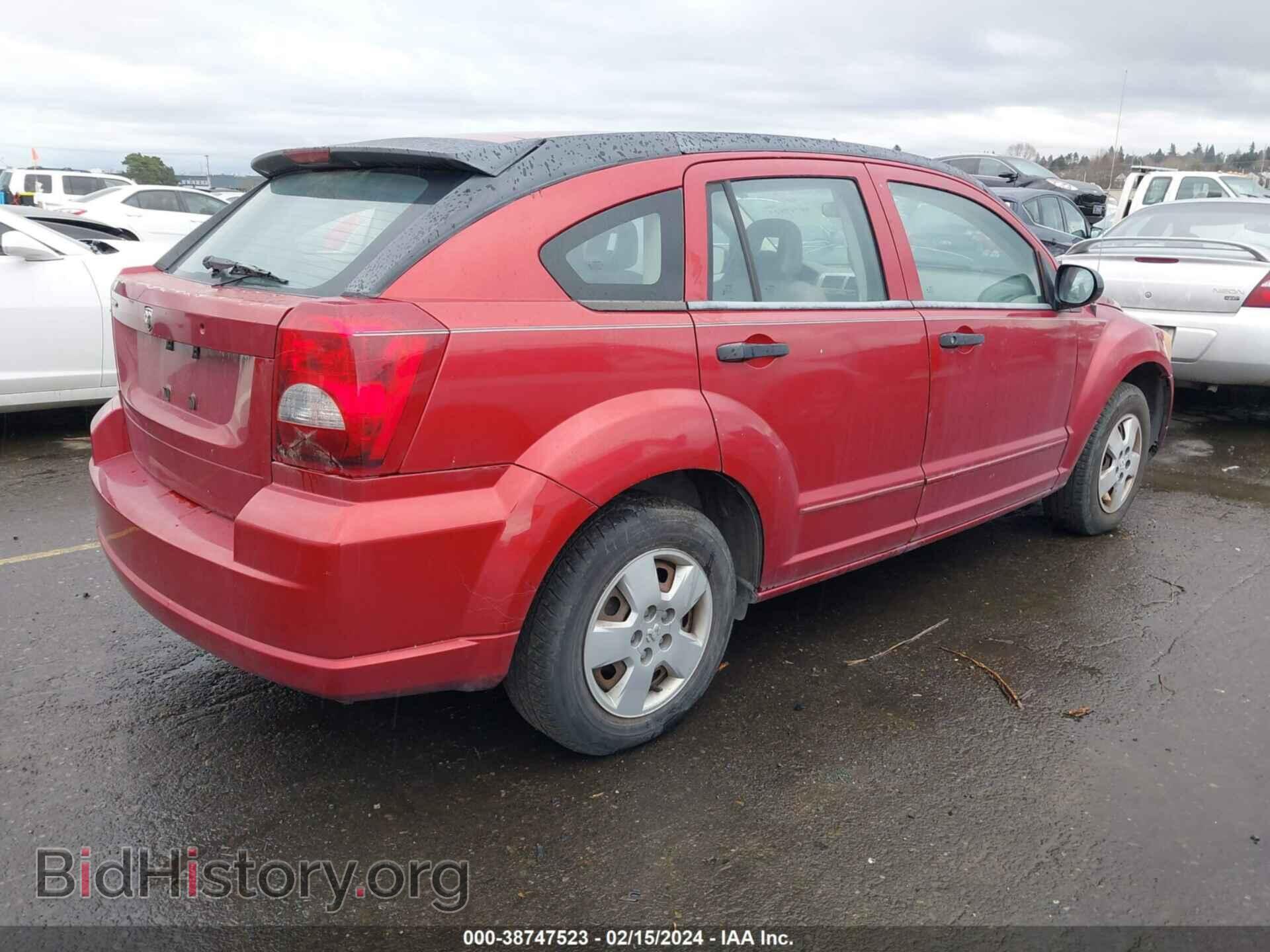 2007 DODGE CALIBER - VIN: 1B3HB28B27D233266 - Фото 4