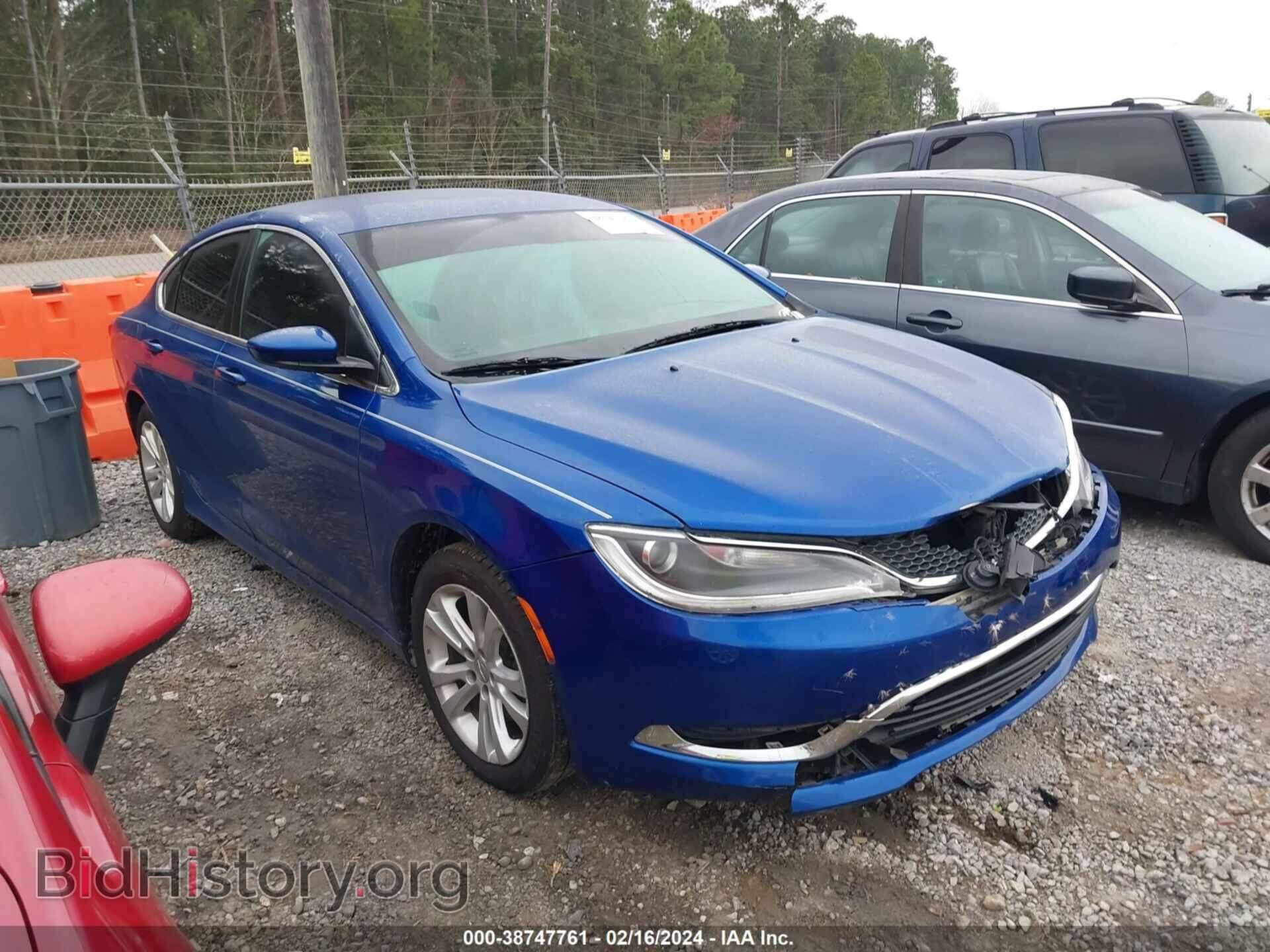 Фотография 1C3CCCAB7GN148685 - CHRYSLER 200 2016