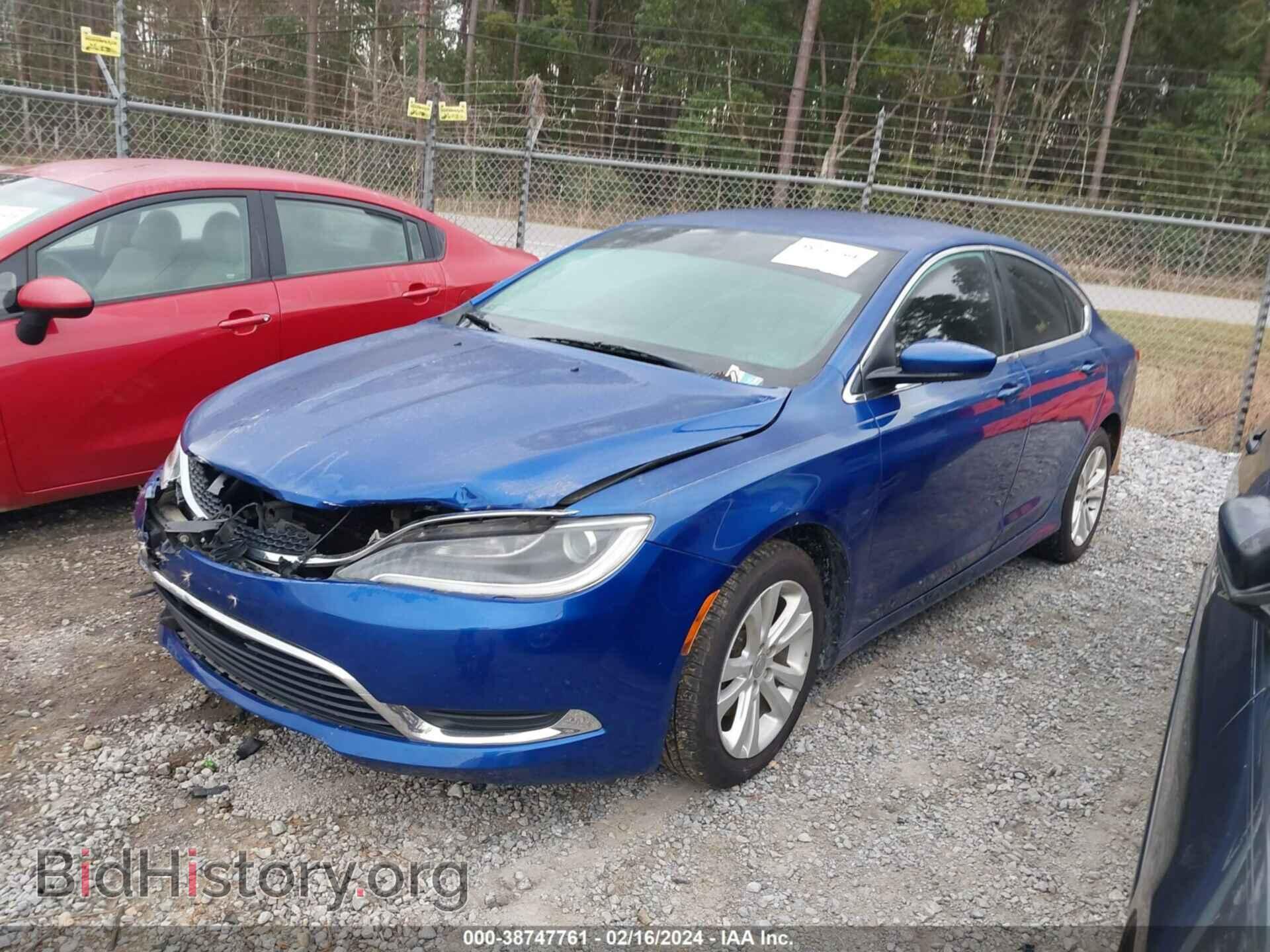 2016 CHRYSLER 200 - VIN: 1C3CCCAB7GN148685 - Фото 2