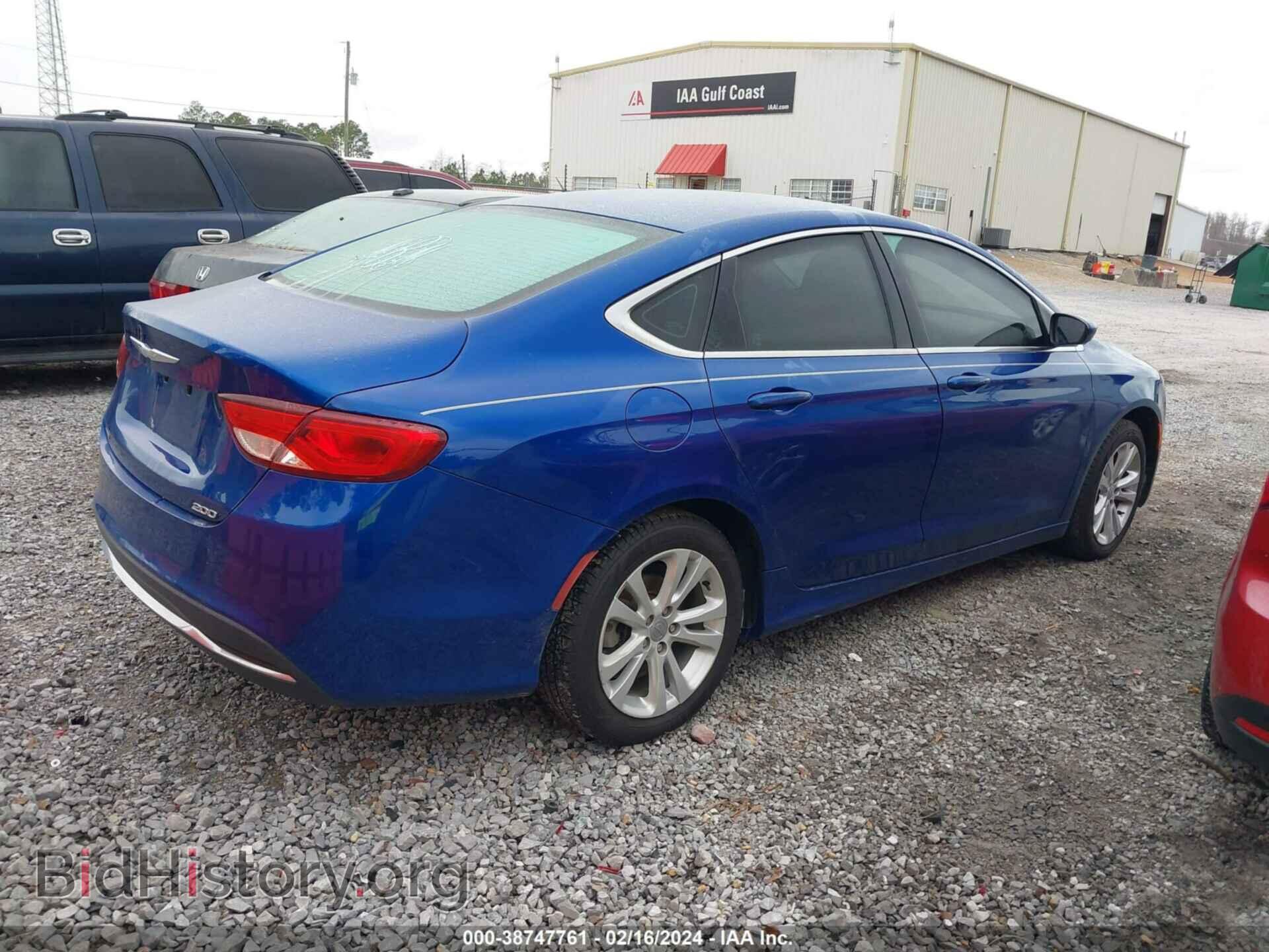 2016 CHRYSLER 200 - VIN: 1C3CCCAB7GN148685 - Фото 4