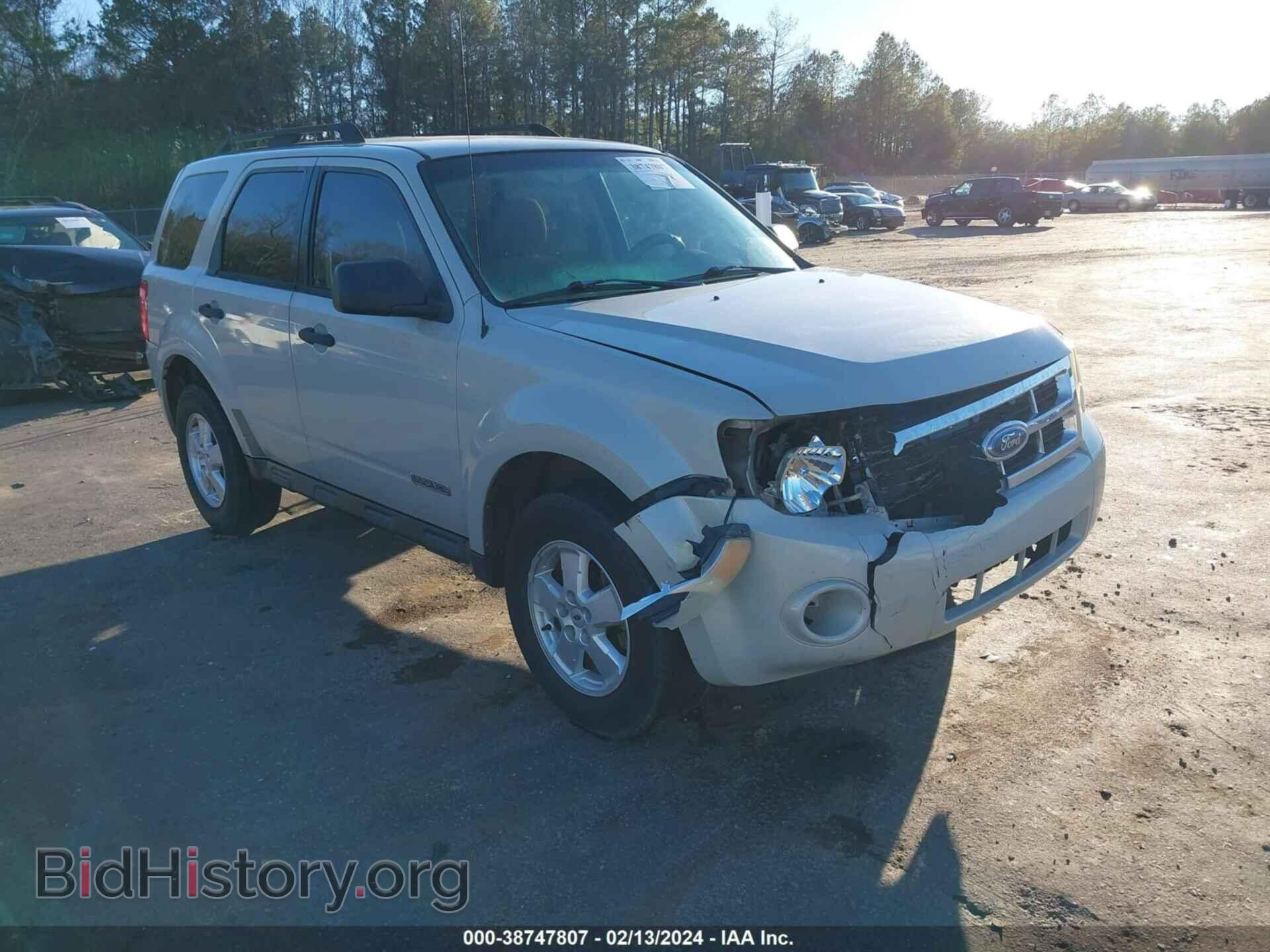 Photo 1FMCU03Z38KA52522 - FORD ESCAPE 2008
