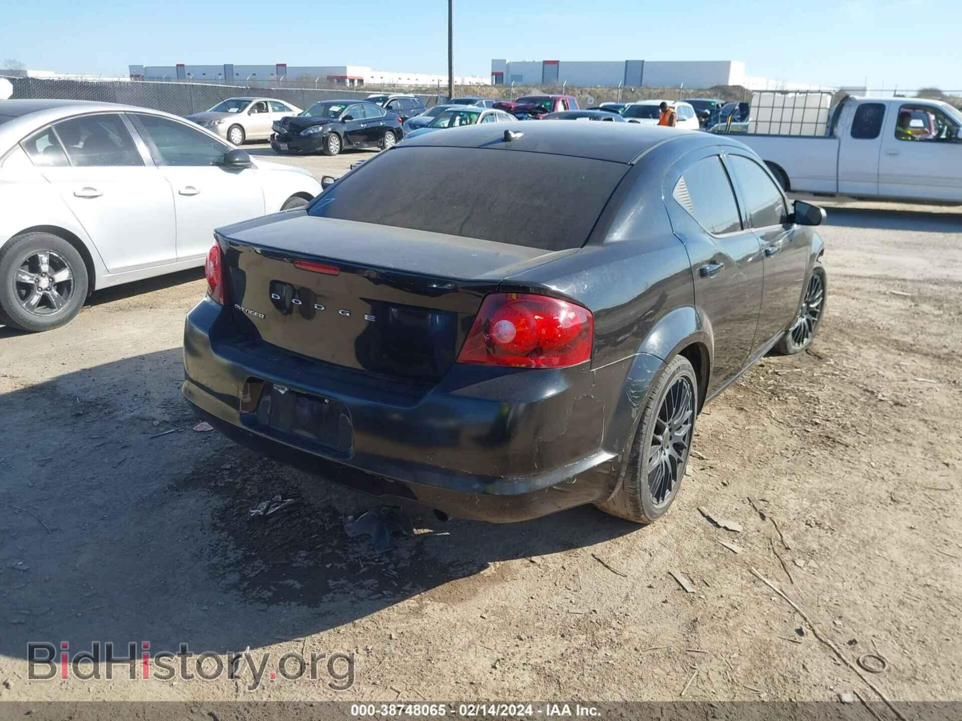 2012 DODGE AVENGER - VIN: 1C3CDZAB4CN265182 - Фото 4