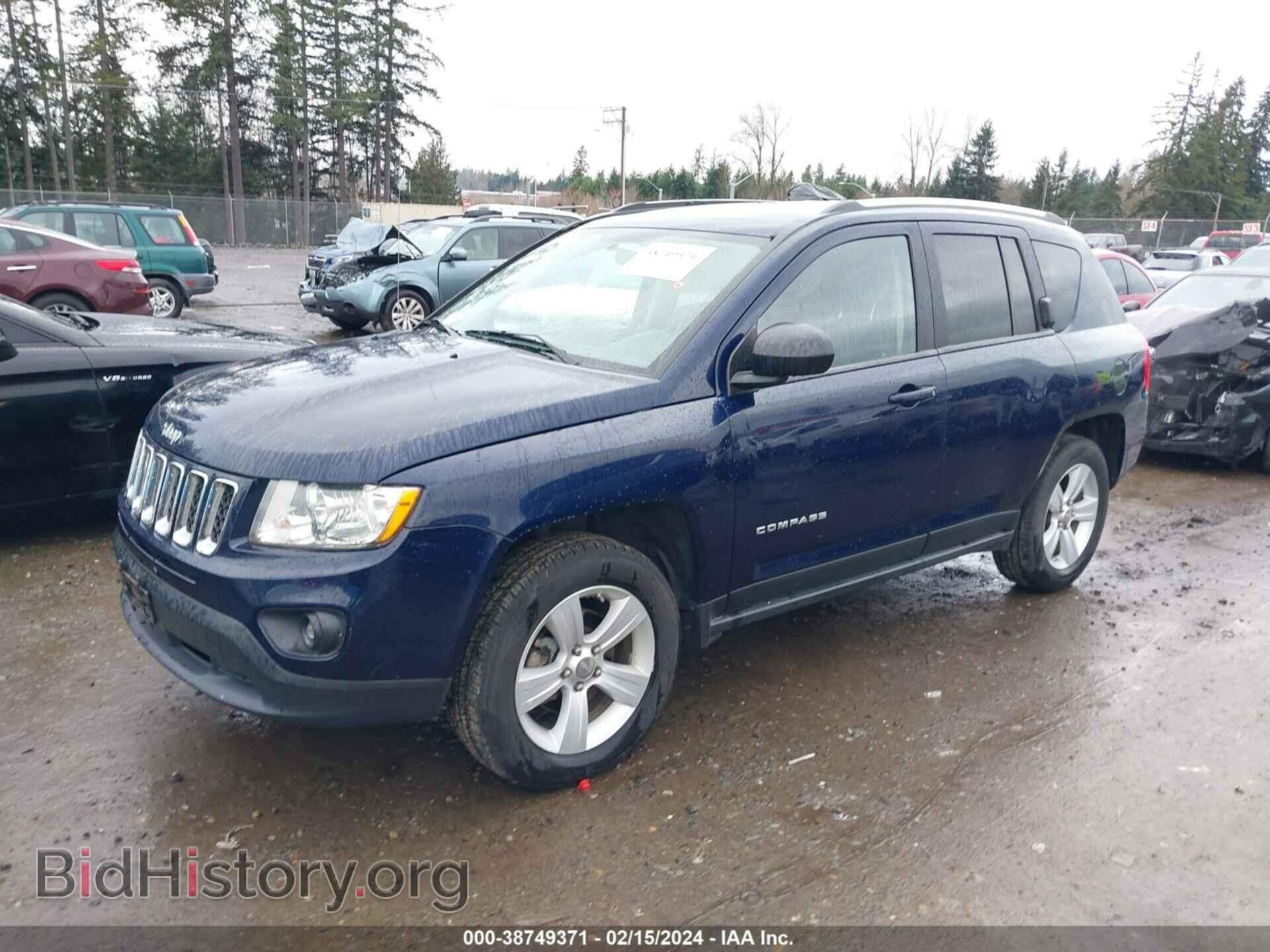 2012 JEEP COMPASS - VIN: 1C4NJDBB2CD624954 - Фото 2