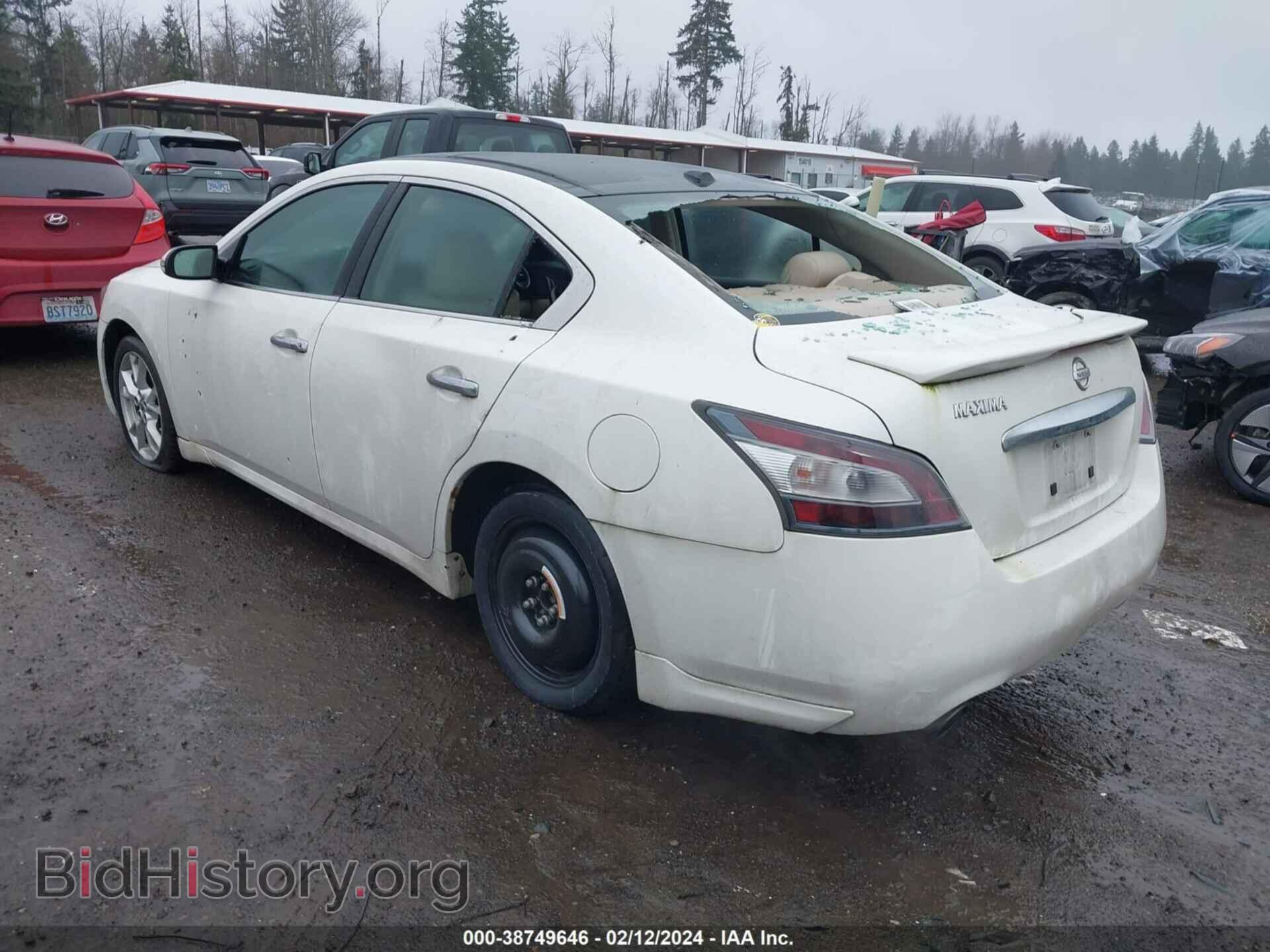2012 NISSAN MAXIMA - VIN: 1N4AA5AP1CC816170 - Фото 3