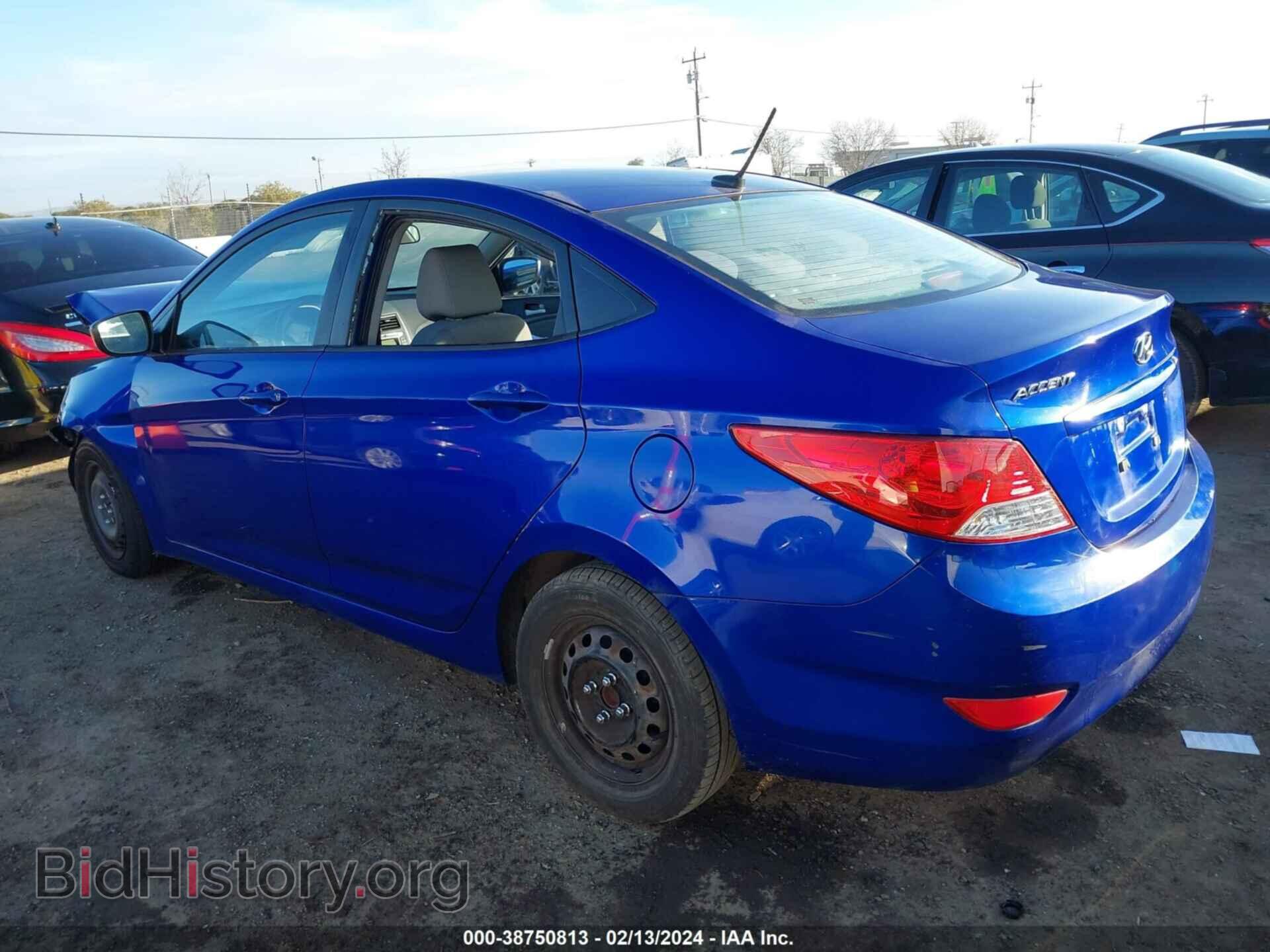 2013 HYUNDAI ACCENT - VIN: KMHCT4AE4DU309938 - Фото 3