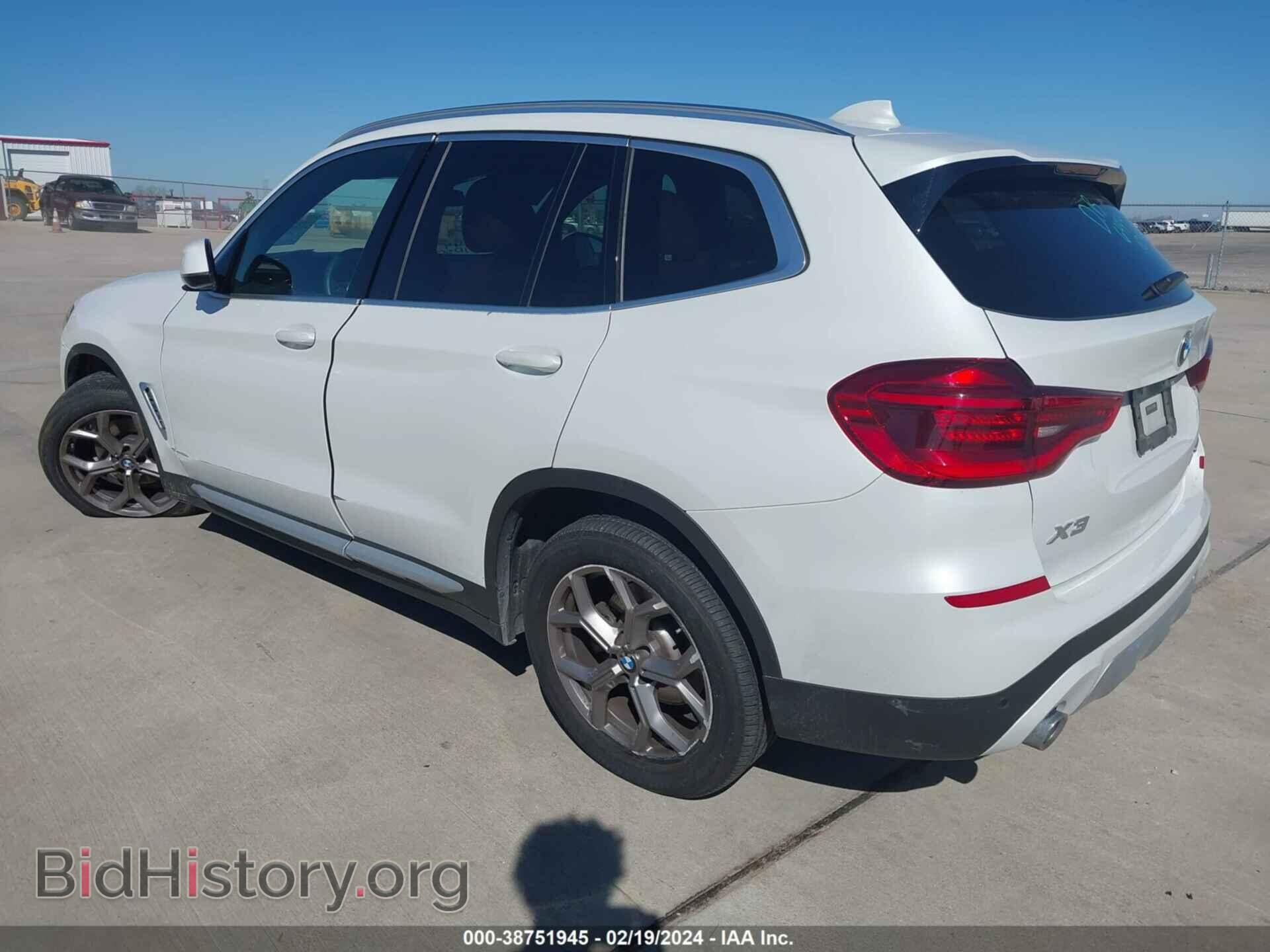 2021 BMW X3 - VIN: 5UXTY3C09M9E92288 - Фото 3