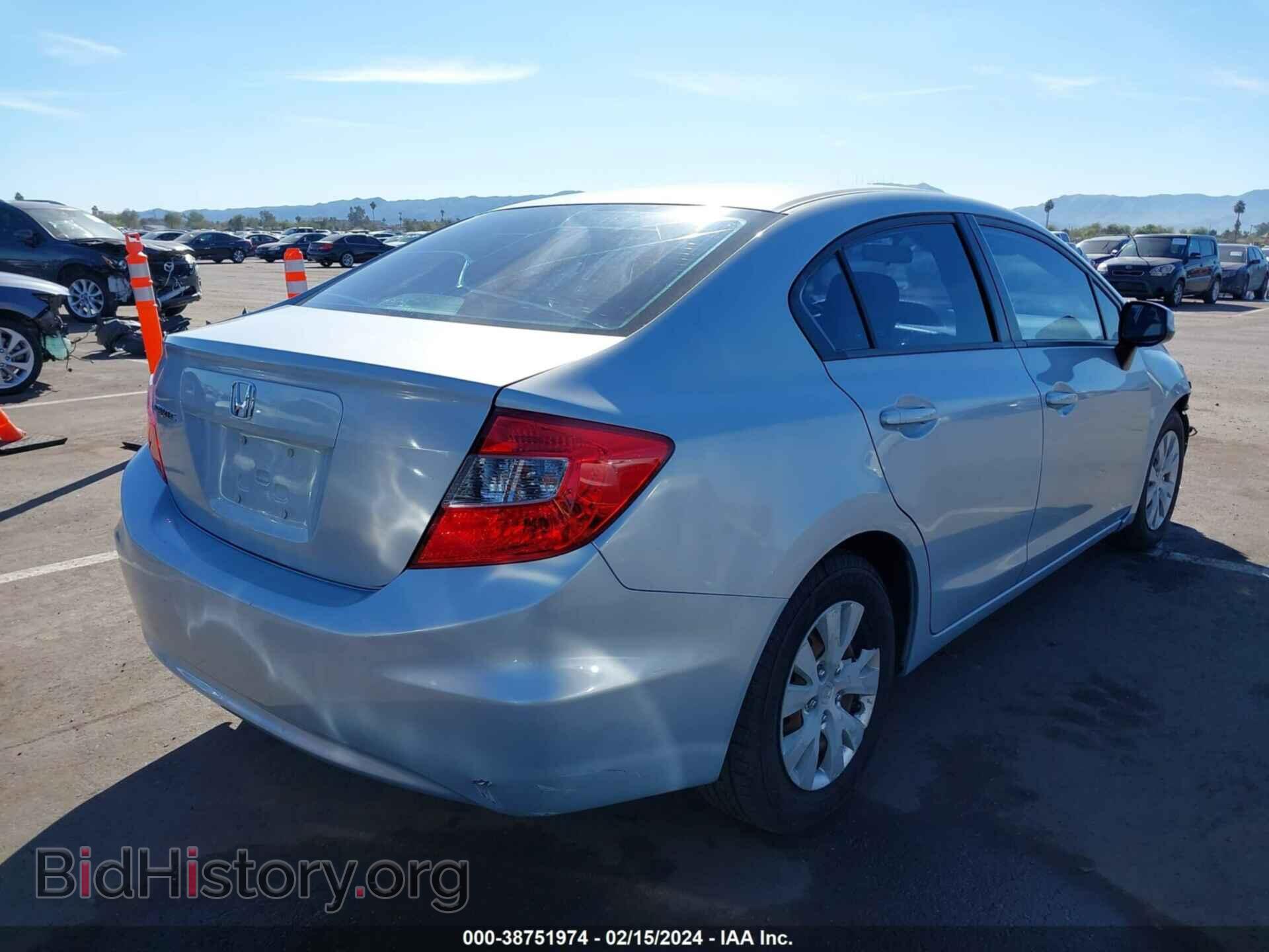 2012 HONDA CIVIC - VIN: 2HGFB2F55CH535295 - Photo 4