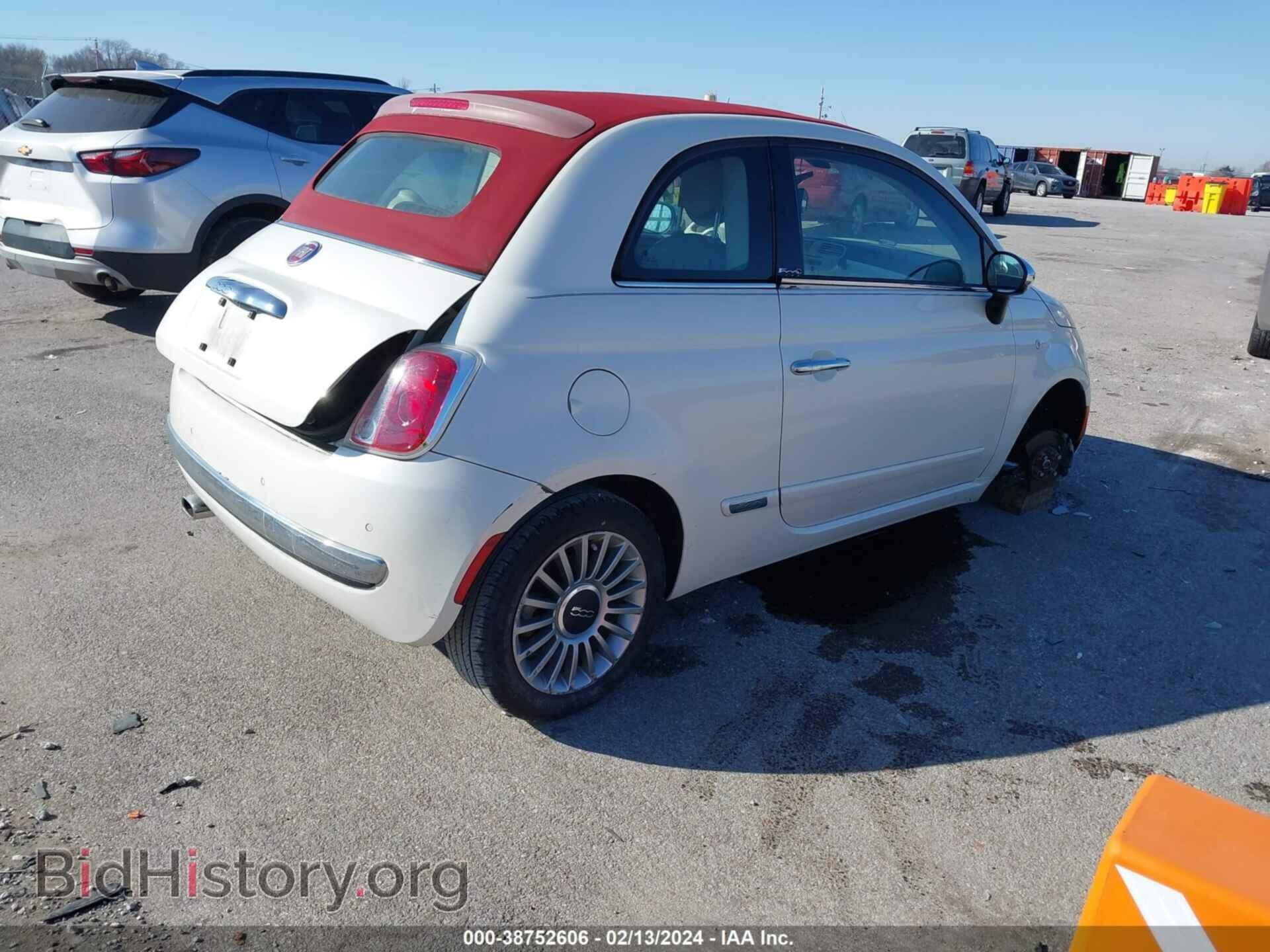 2013 FIAT 500C - VIN: 3C3CFFER8DT585249 - Фото 4