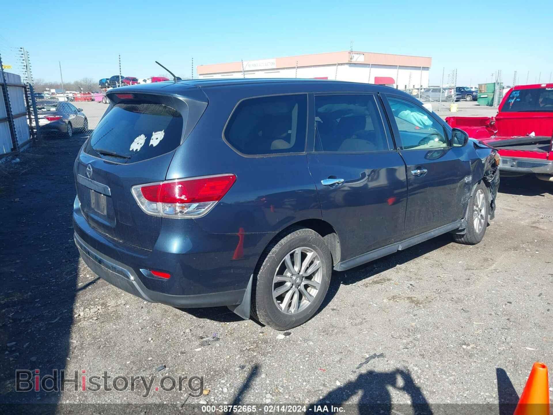 2014 NISSAN PATHFINDER - VIN: 5N1AR2MN2EC726116 - Фото 4
