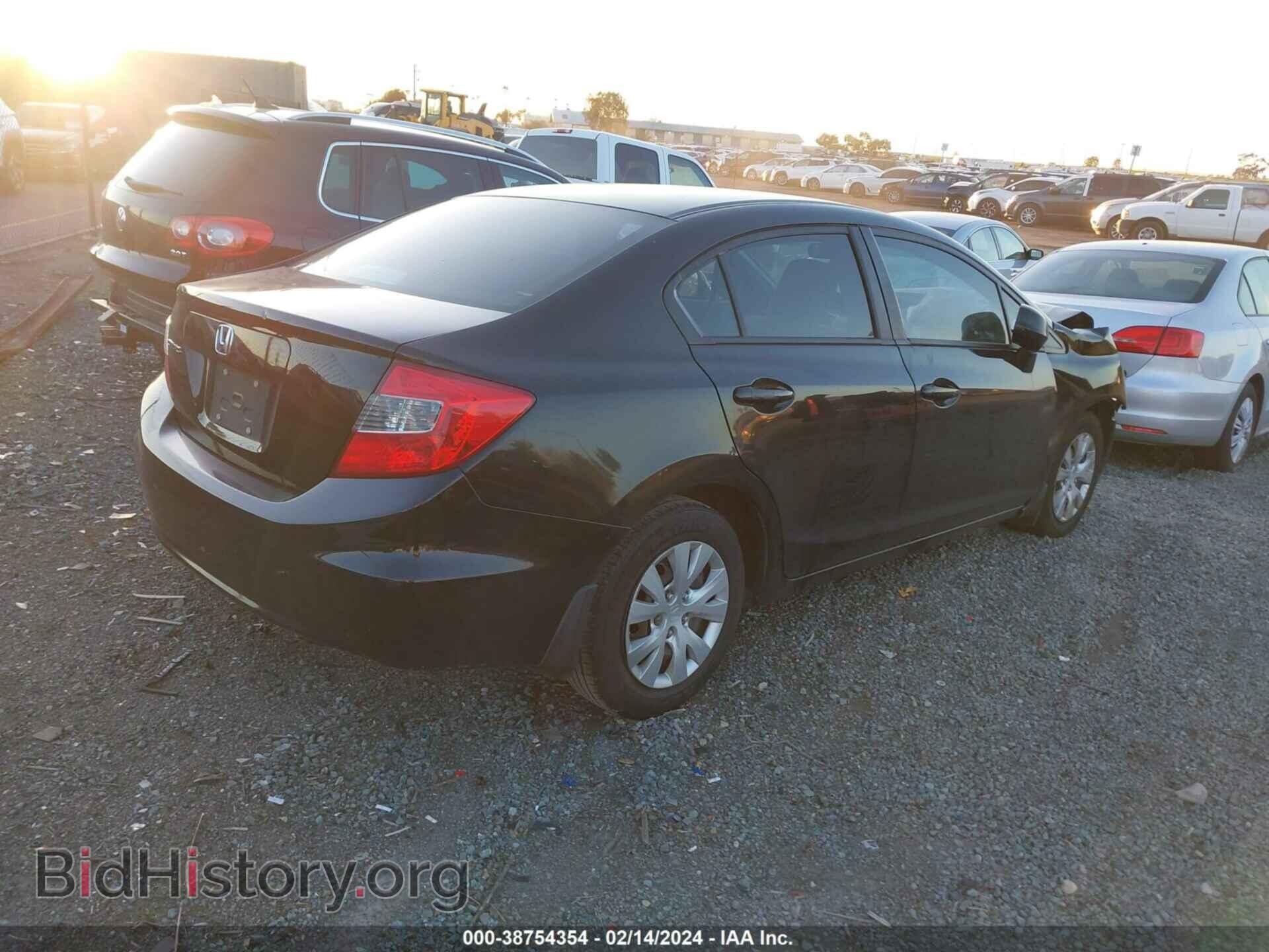 2012 HONDA CIVIC - VIN: 2HGFB2F56CH307595 - Photo 4