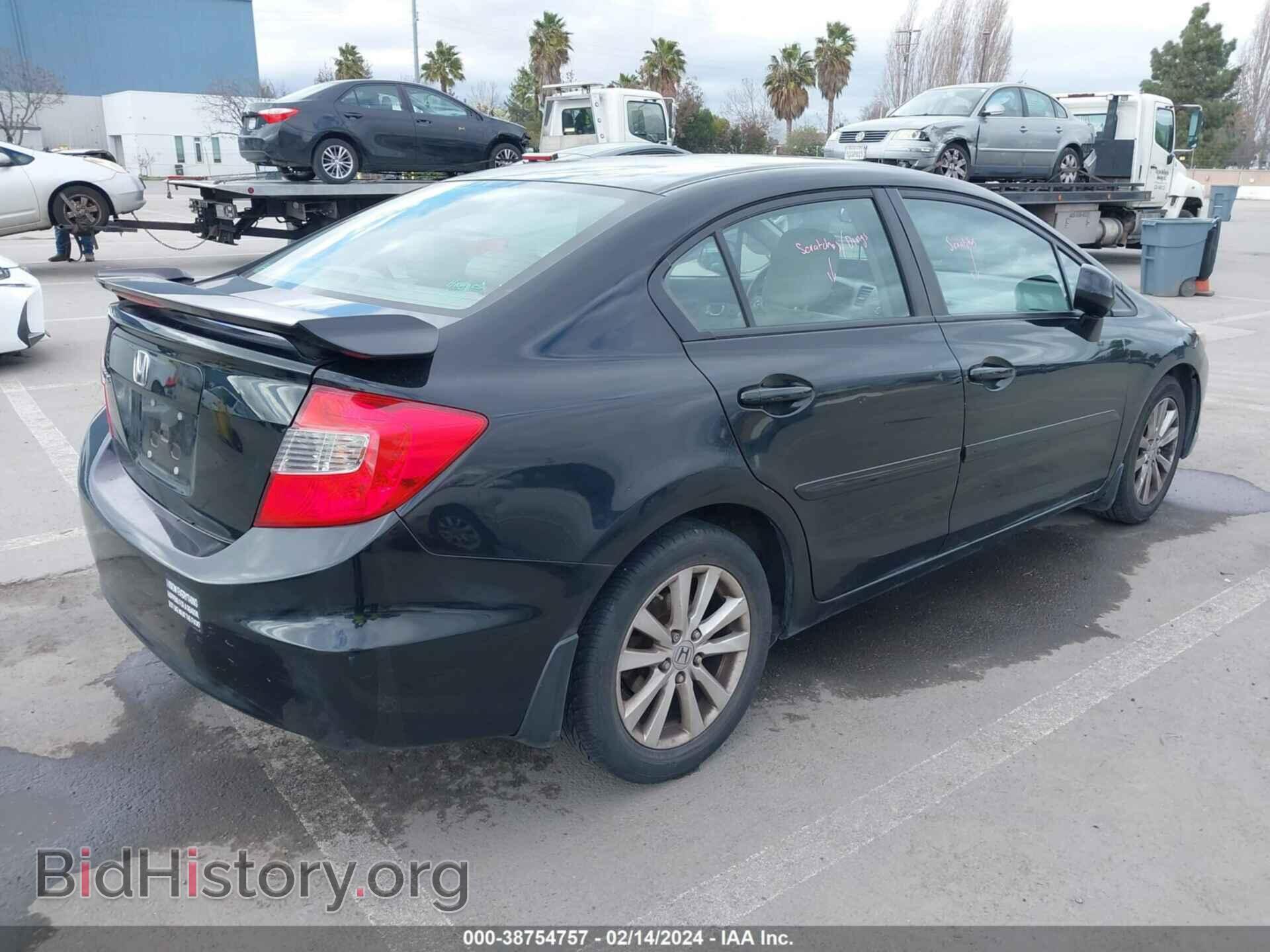 2012 HONDA CIVIC - VIN: 19XFB2F9XCE000301 - Фото 4