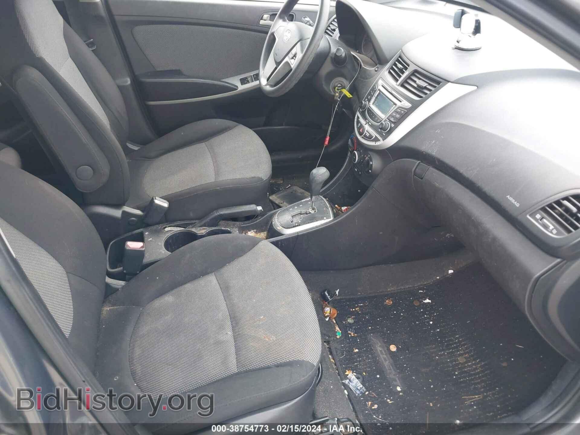 2012 HYUNDAI ACCENT - VIN: KMHCT5AE1CU027048 - Фото 5