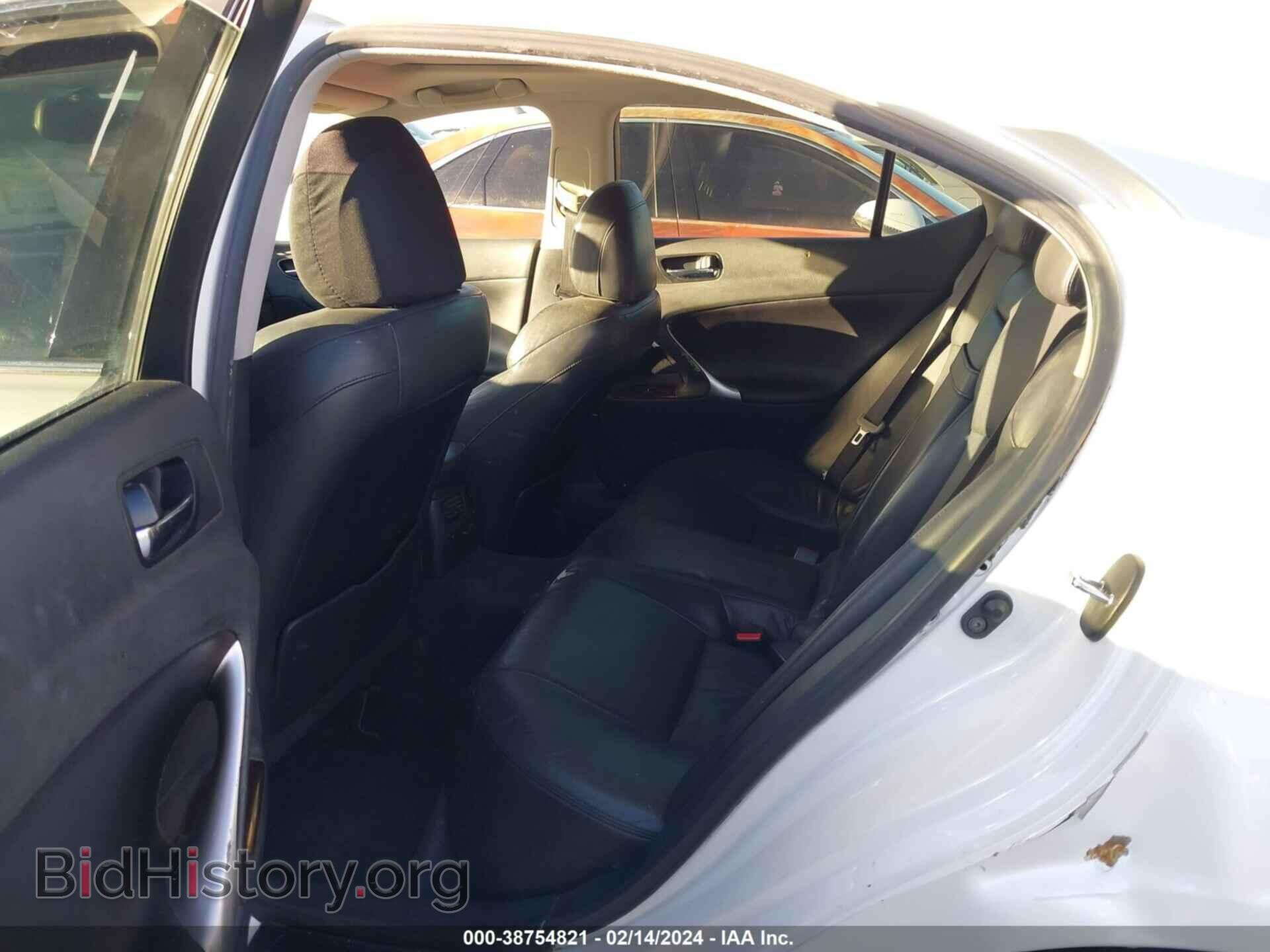 2007 LEXUS IS 350 - VIN: JTHBE262575013370 - Фото 8