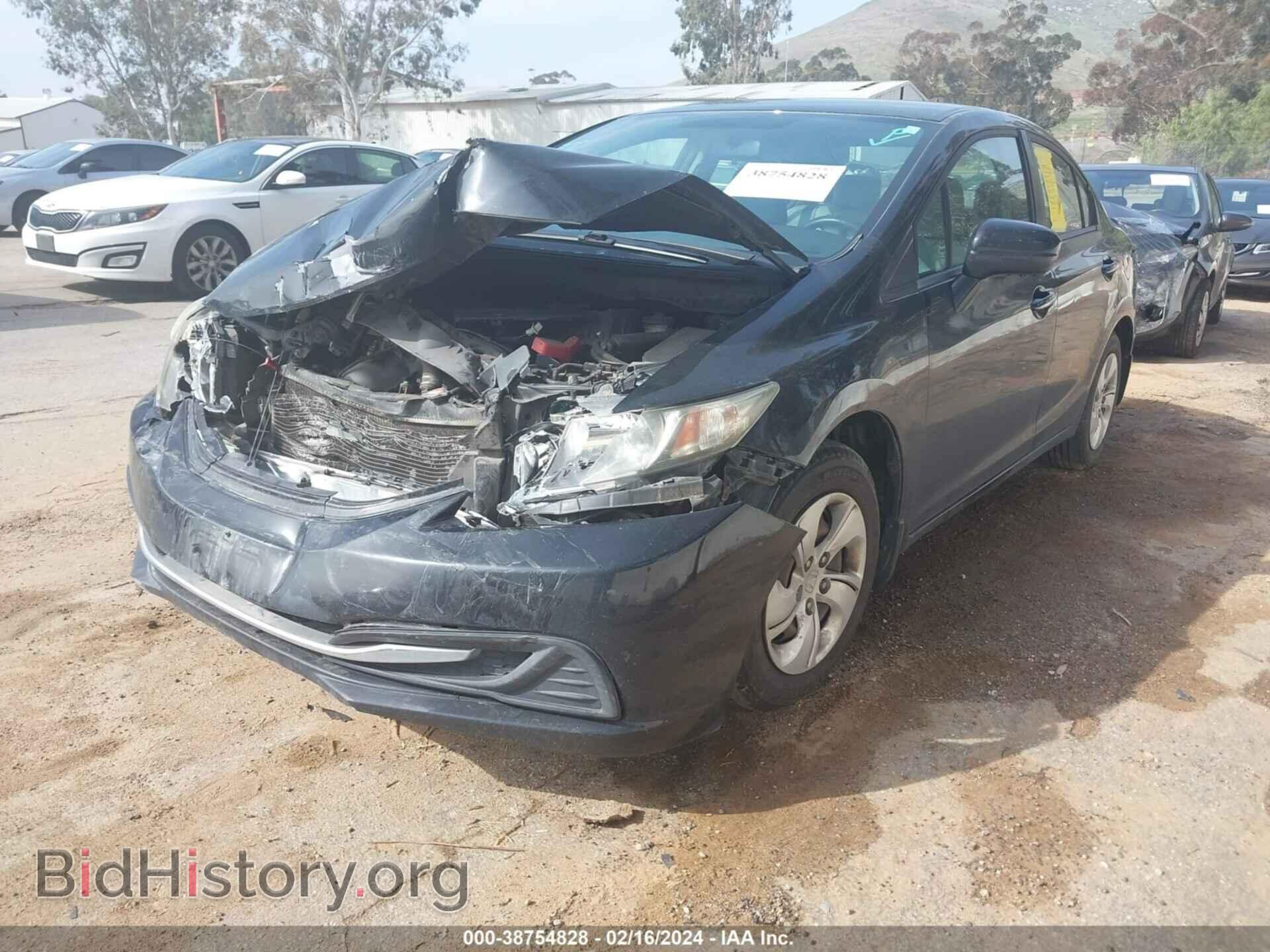 2014 HONDA CIVIC - VIN: 19XFB2F50EE206596 - Фото 2