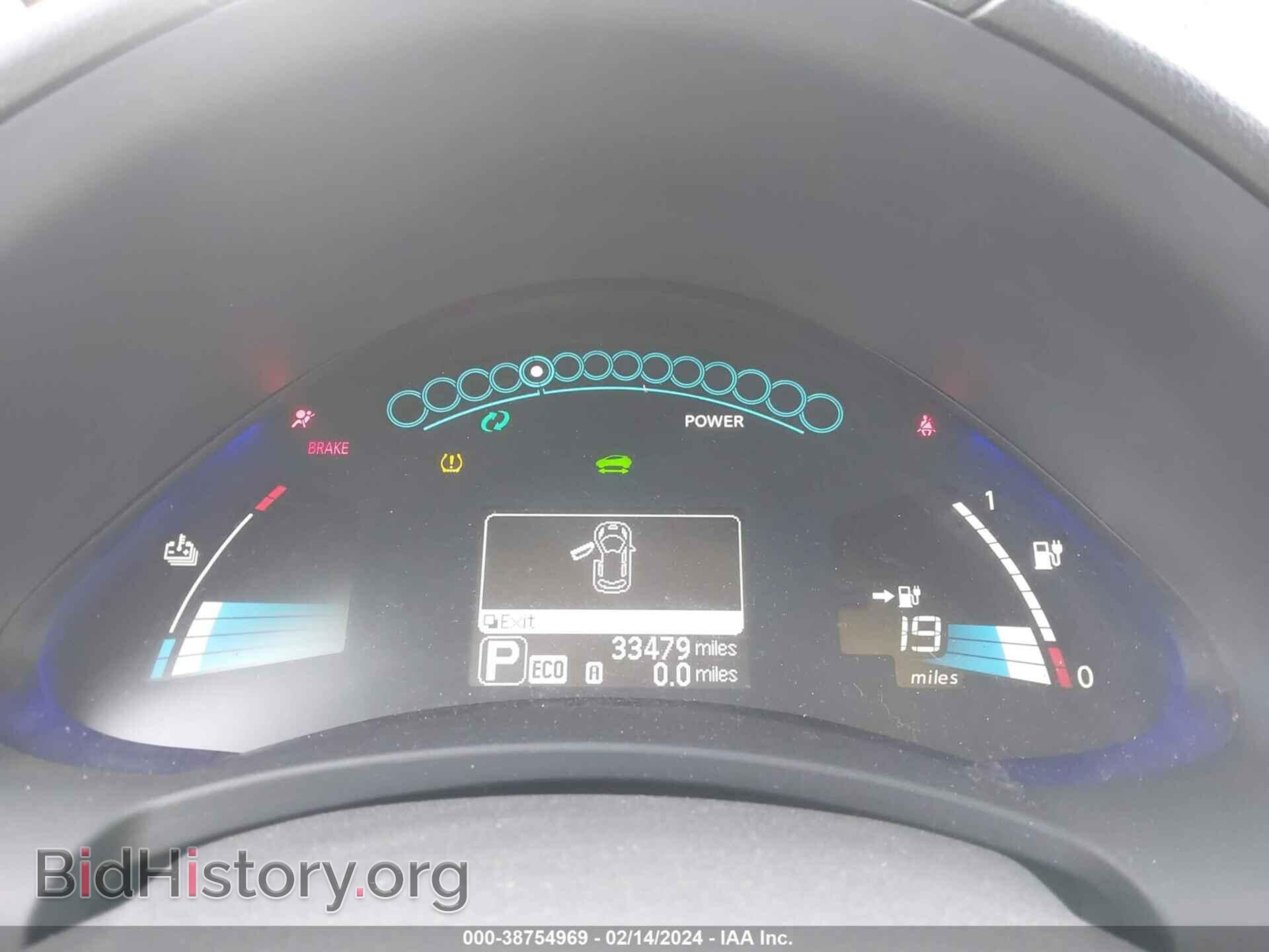 2014 NISSAN LEAF - VIN: 1N4AZ0CP4EC340525 - Фото 7
