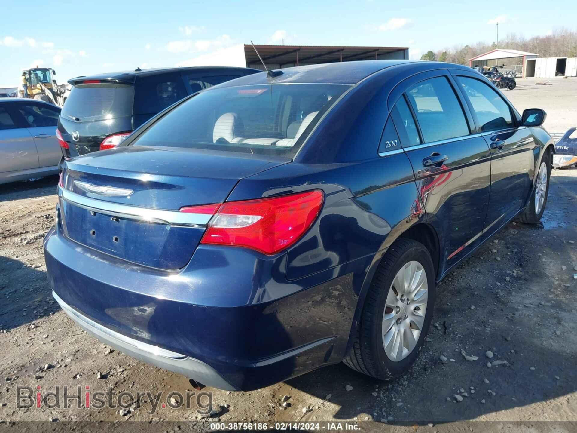 2013 CHRYSLER 200 - VIN: 1C3CCBABXDN640939 - Фото 4