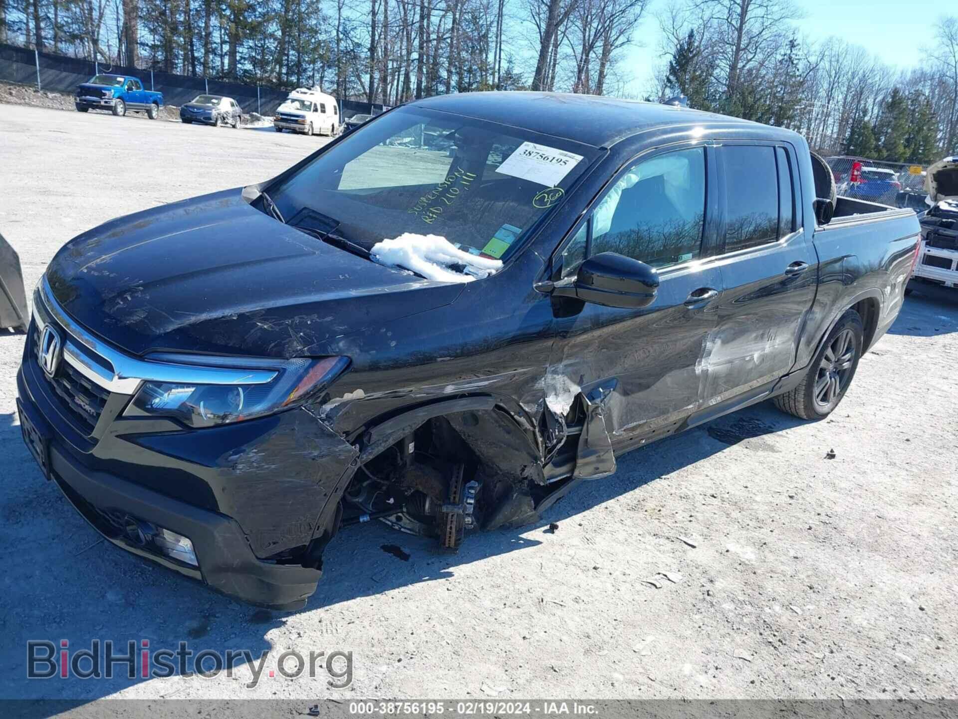2019 HONDA RIDGELINE - VIN: 5FPYK3F19KB042046 - Фото 2