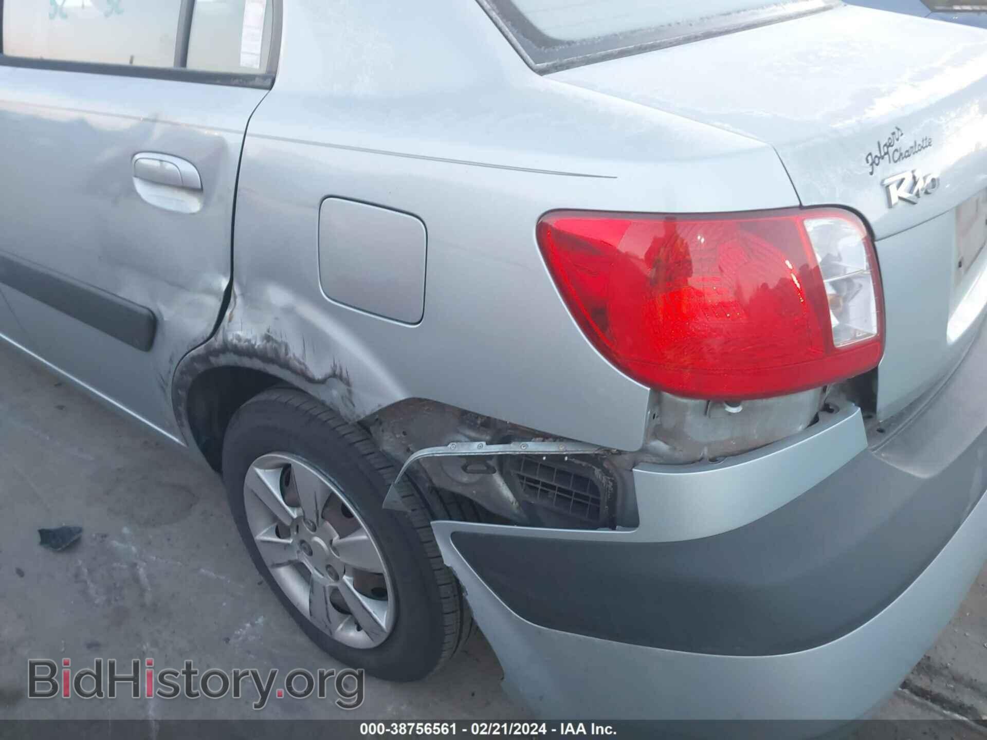 2007 KIA RIO - VIN: KNADE123376212749 - Фото 6
