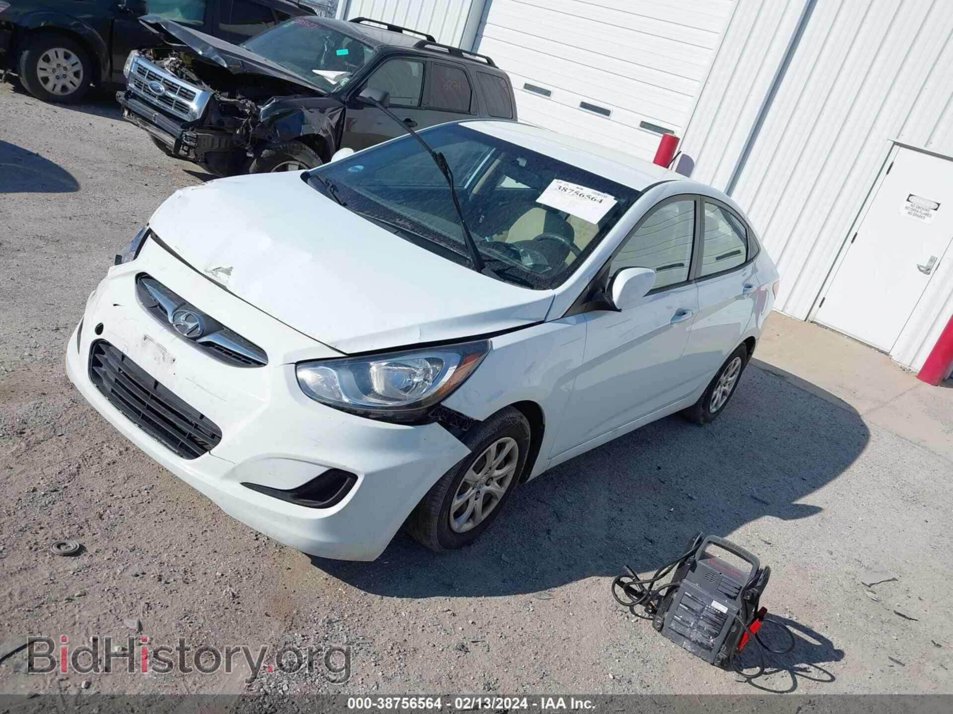 2014 HYUNDAI ACCENT - VIN: KMHCT4AEXEU721699 - Фото 2