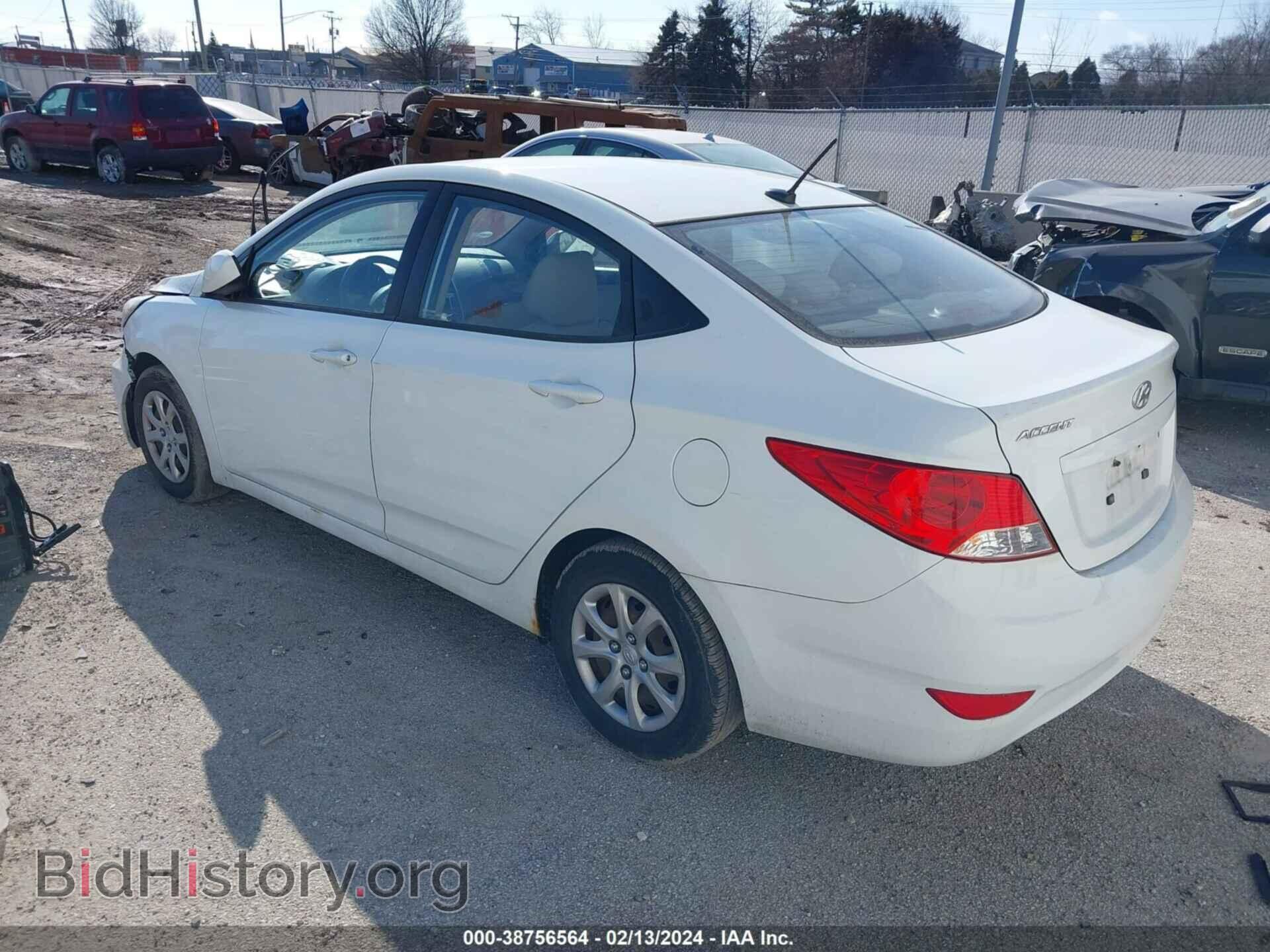 2014 HYUNDAI ACCENT - VIN: KMHCT4AEXEU721699 - Фото 3