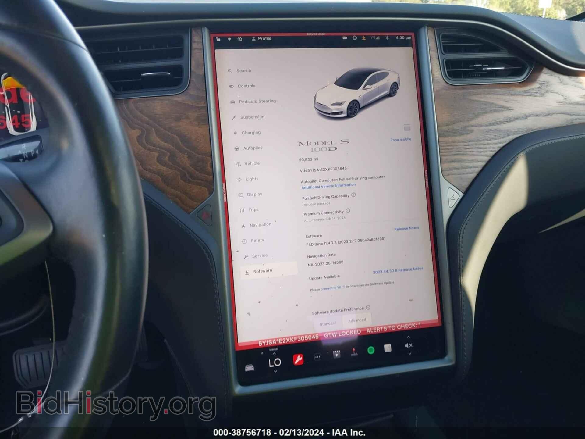 2019 TESLA MODEL S - VIN: 5YJSA1E2XKF305645 - Фото 18