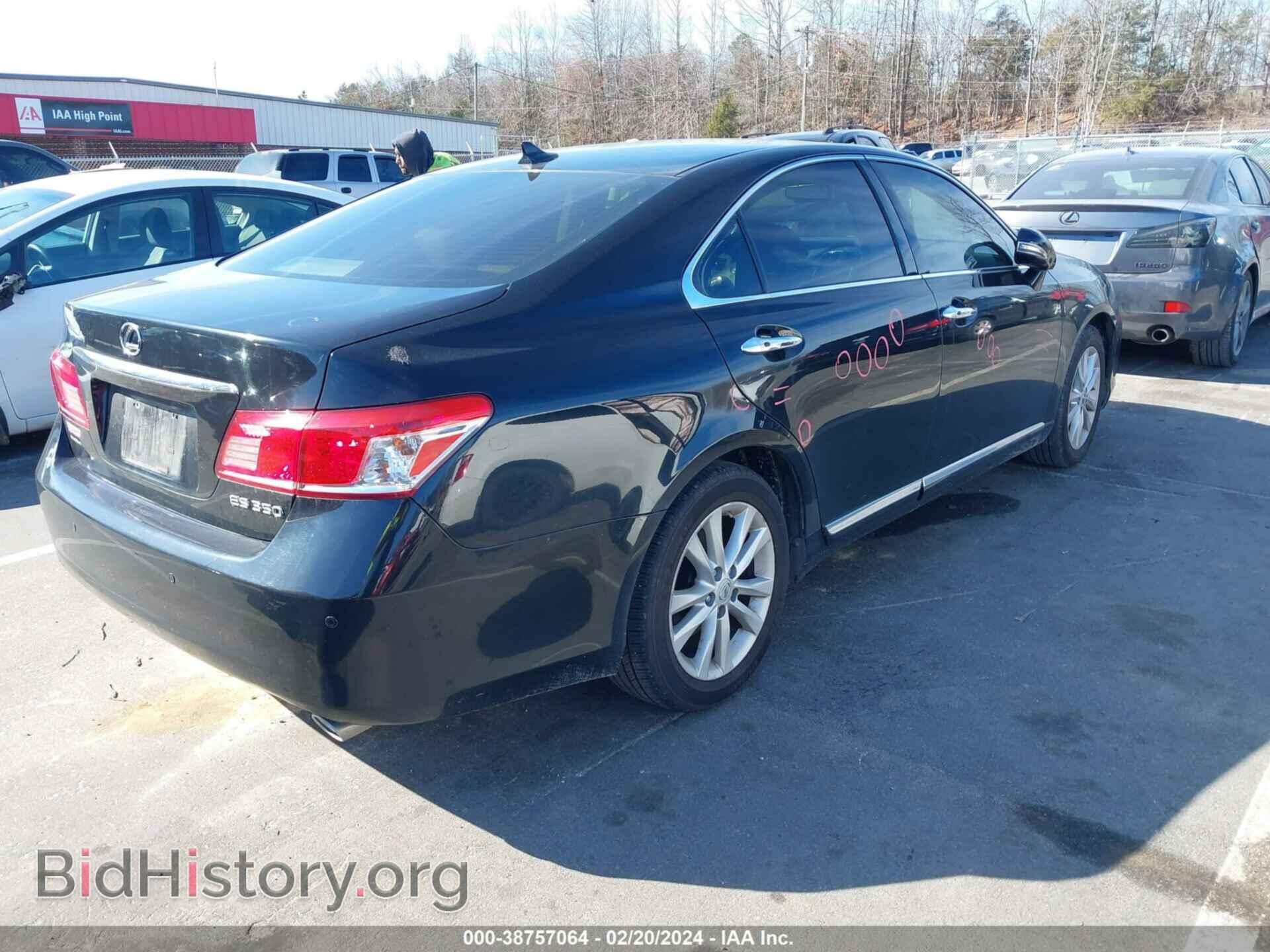 2012 LEXUS ES 350 - VIN: JTHBK1EG5C2504906 - Фото 4