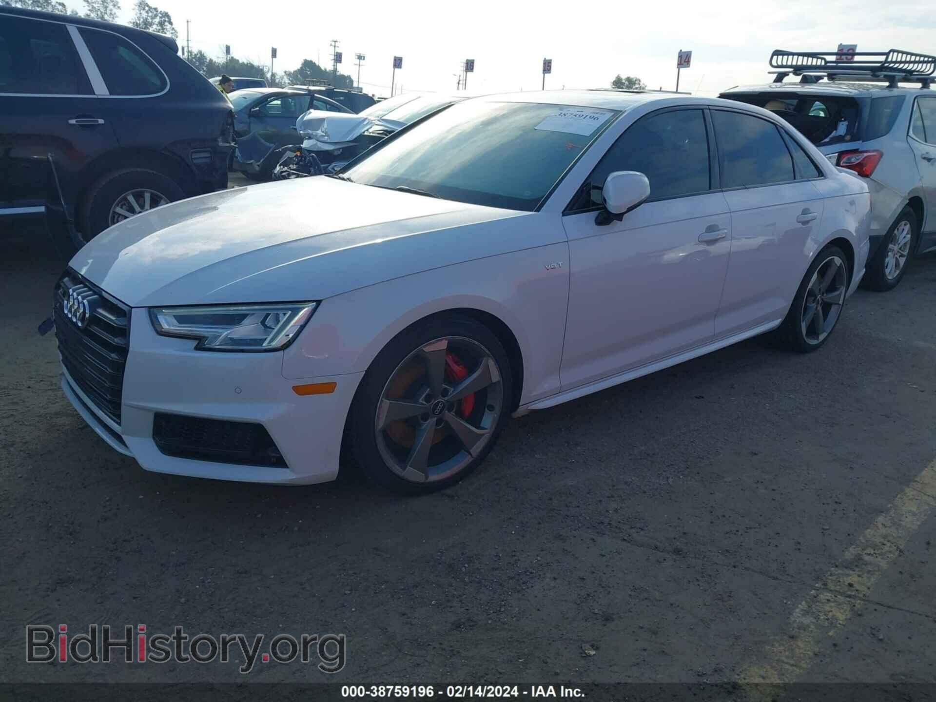 2018 AUDI S4 - VIN: WAUB4AF44JA124438 - Фото 2