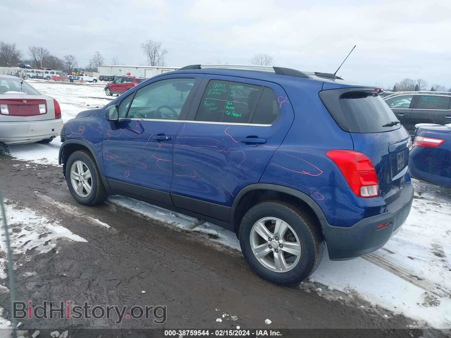 2016 CHEVROLET TRAX - VIN: 3GNCJPSB4GL219016 - Фото 3