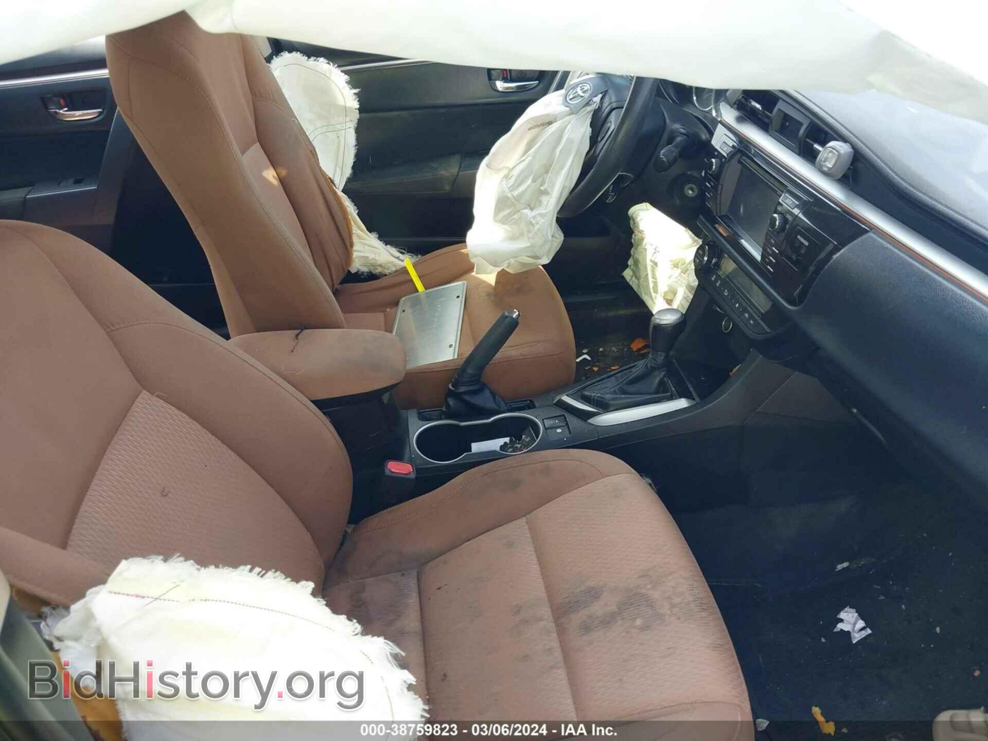 2014 TOYOTA COROLLA - VIN: 5YFBURHE5EP106443 - Фото 5