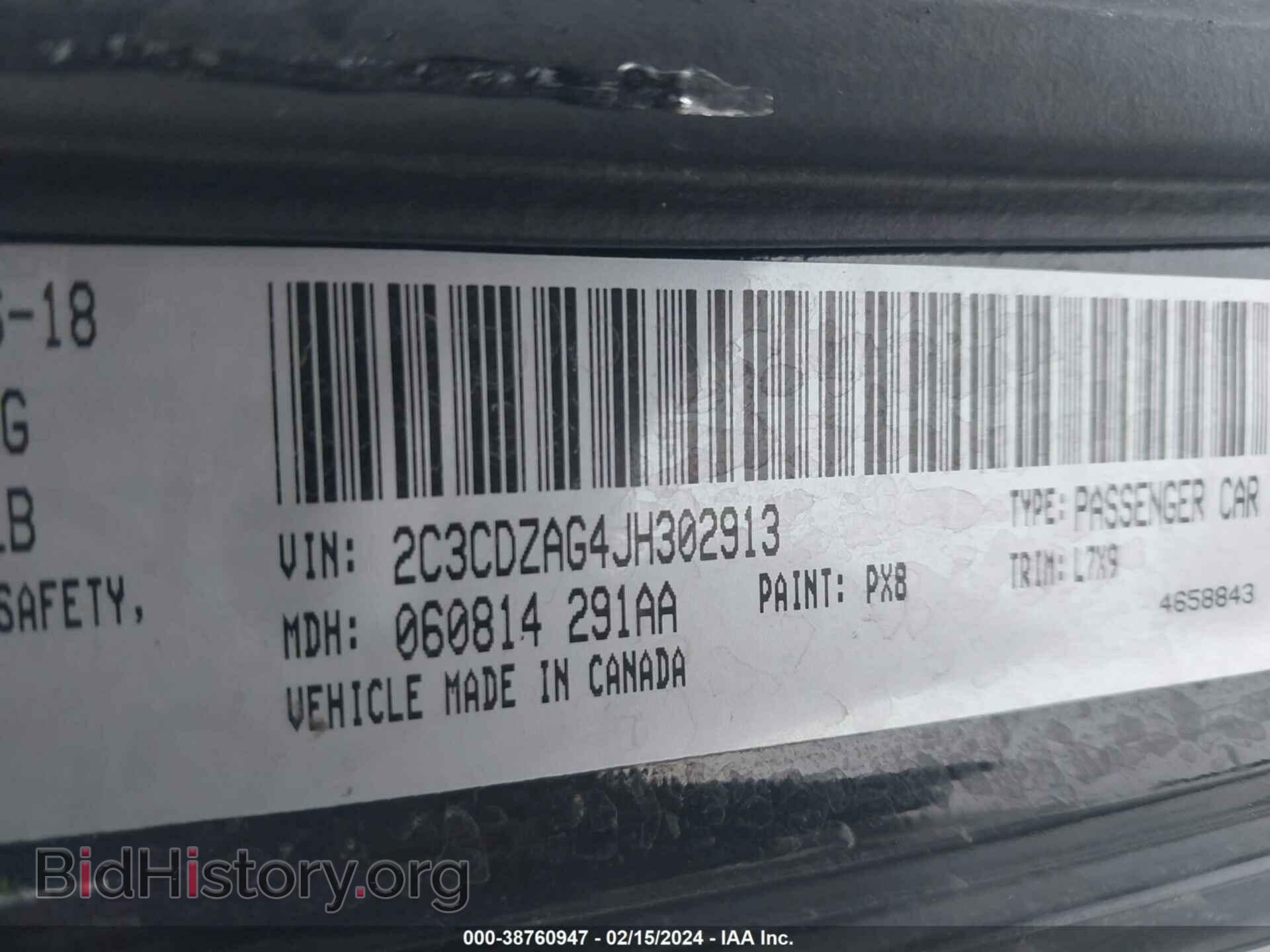 2018 DODGE CHALLENGER - VIN: 2C3CDZAG4JH302913 - Photo 9