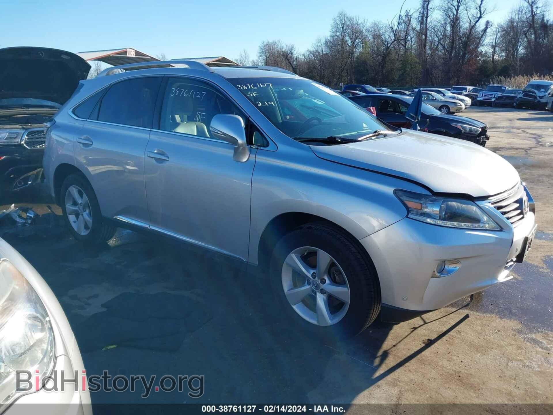 Фотография 2T2BK1BA7FC339489 - LEXUS RX 350 2015