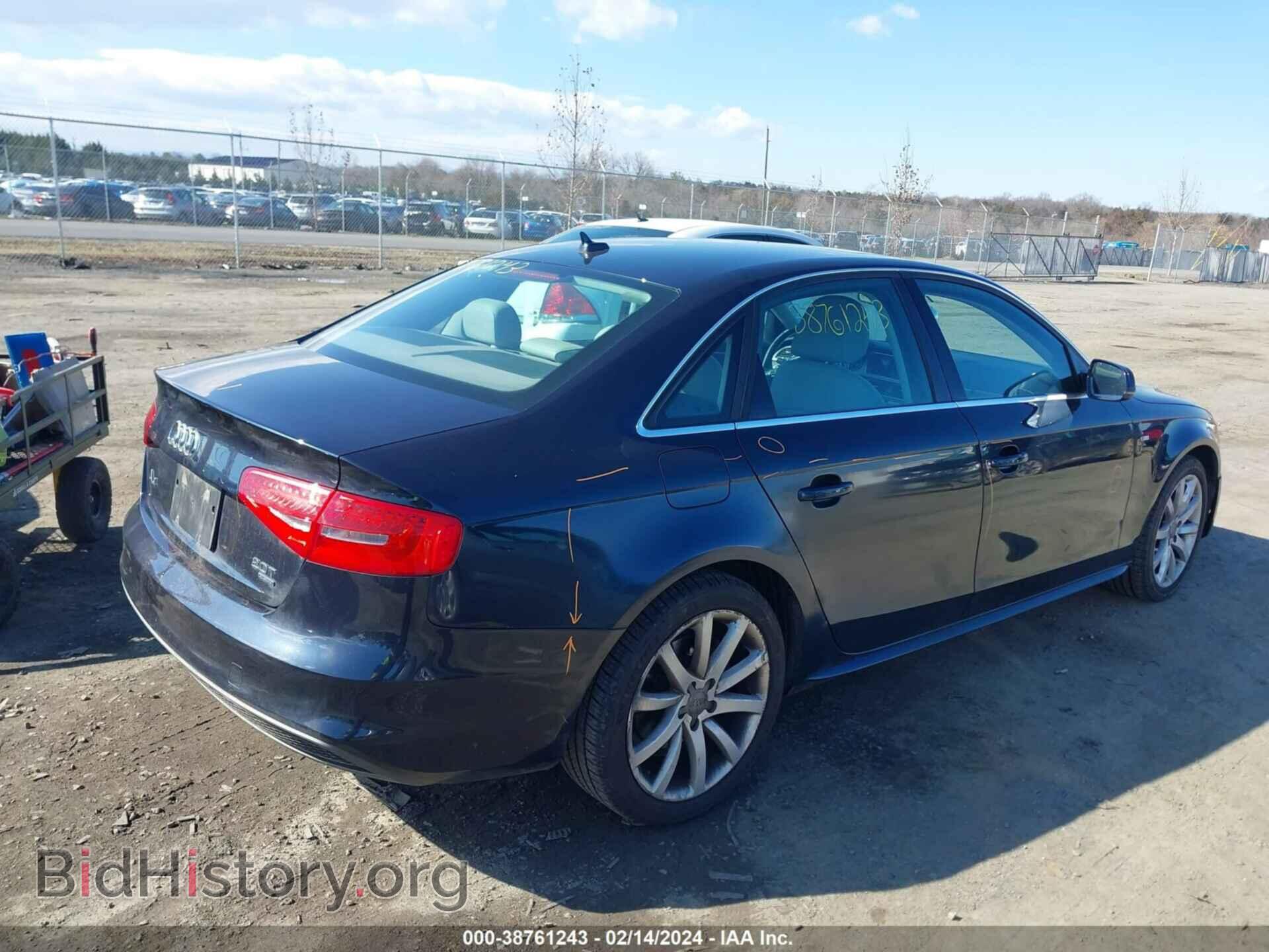 2014 AUDI A4 - VIN: WAUBFAFL1EN037578 - Фото 4