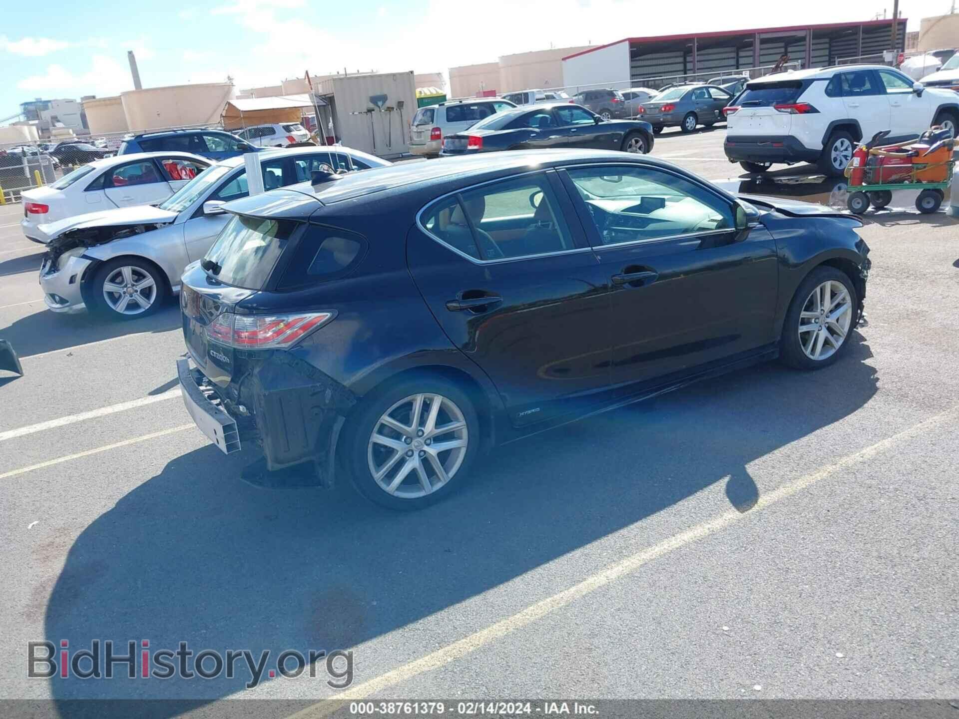 2014 LEXUS CT 200H - VIN: JTHKD5BH4E2176833 - Фото 4