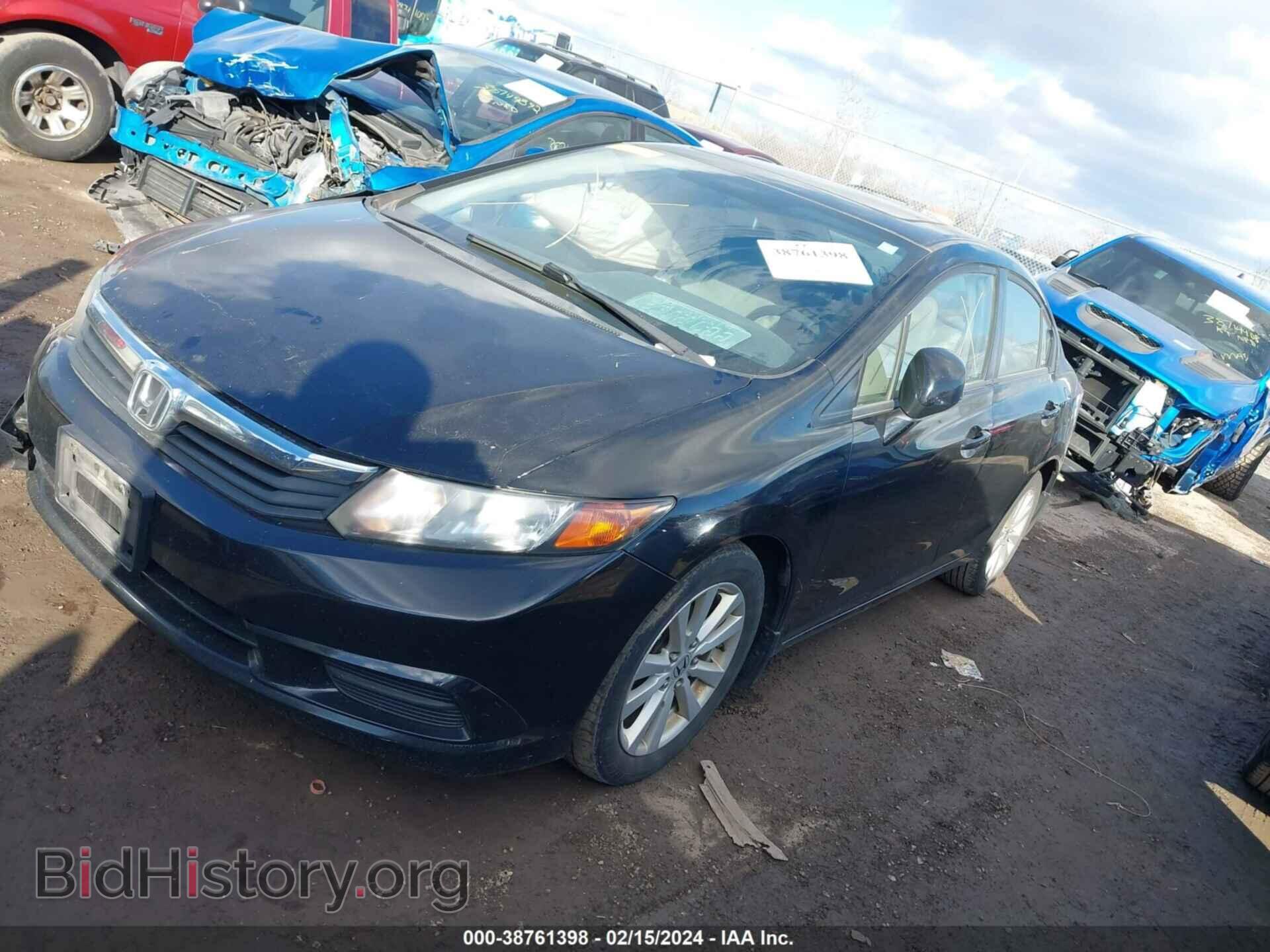 2012 HONDA CIVIC - VIN: 2HGFB2F83CH511944 - Фото 2