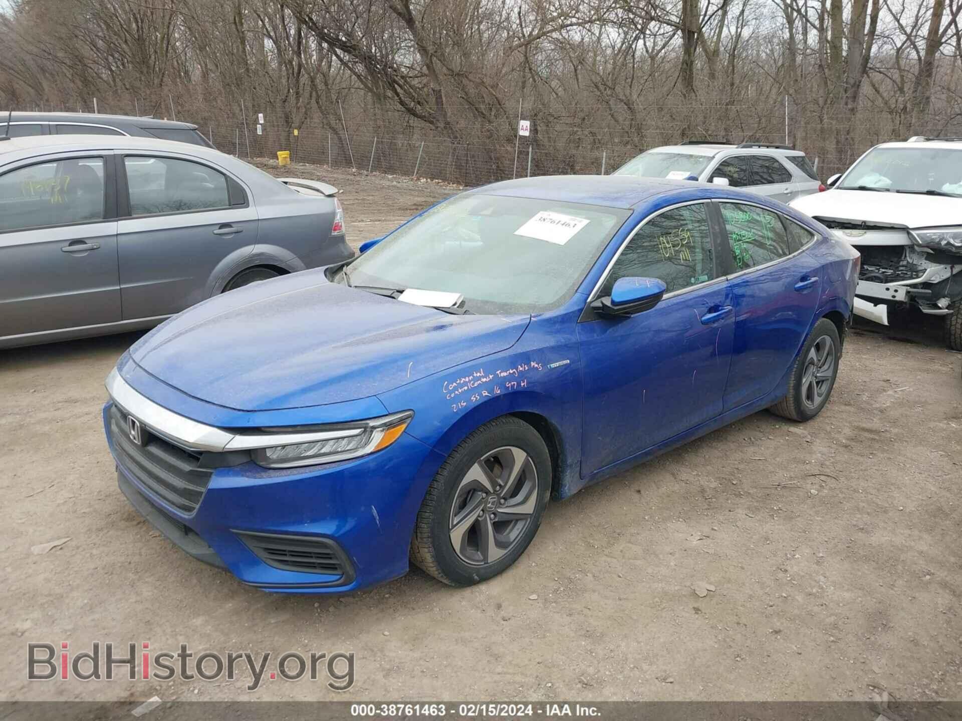 2019 HONDA INSIGHT - VIN: 19XZE4F52KE014429 - Фото 2