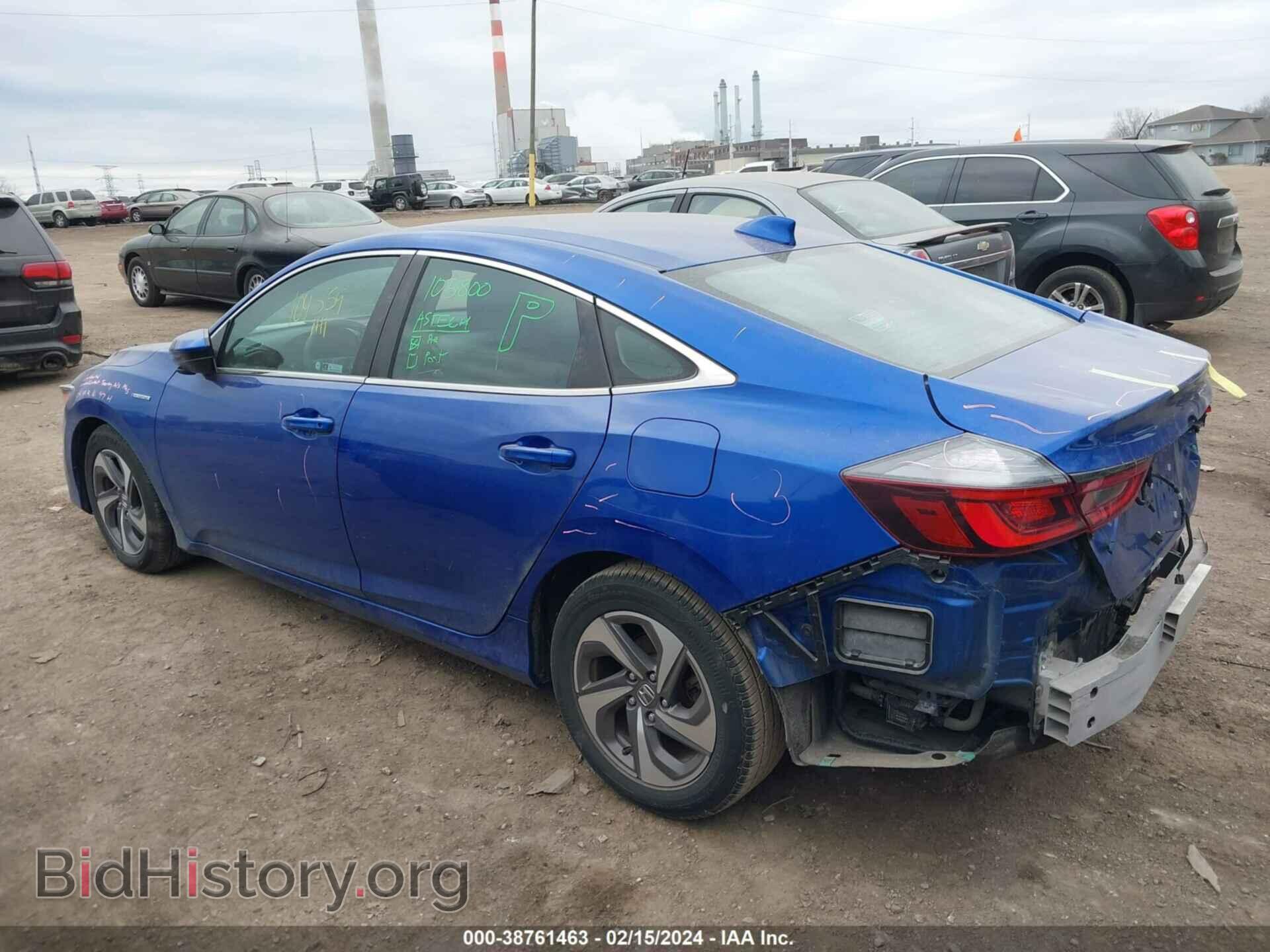 2019 HONDA INSIGHT - VIN: 19XZE4F52KE014429 - Фото 3