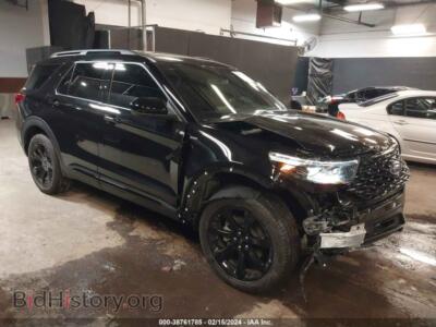 2023 Ford EXPLORER ST-Line, black — VIN 1FMSK8KH5PGC37035, IAAI