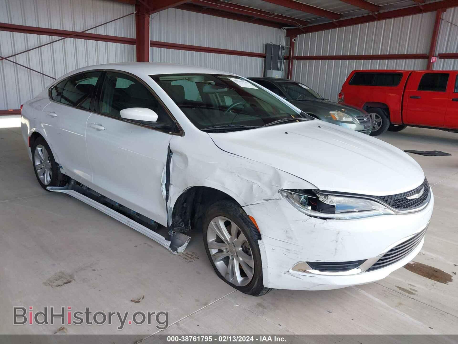Фотография 1C3CCCAB6GN102765 - CHRYSLER 200 2016