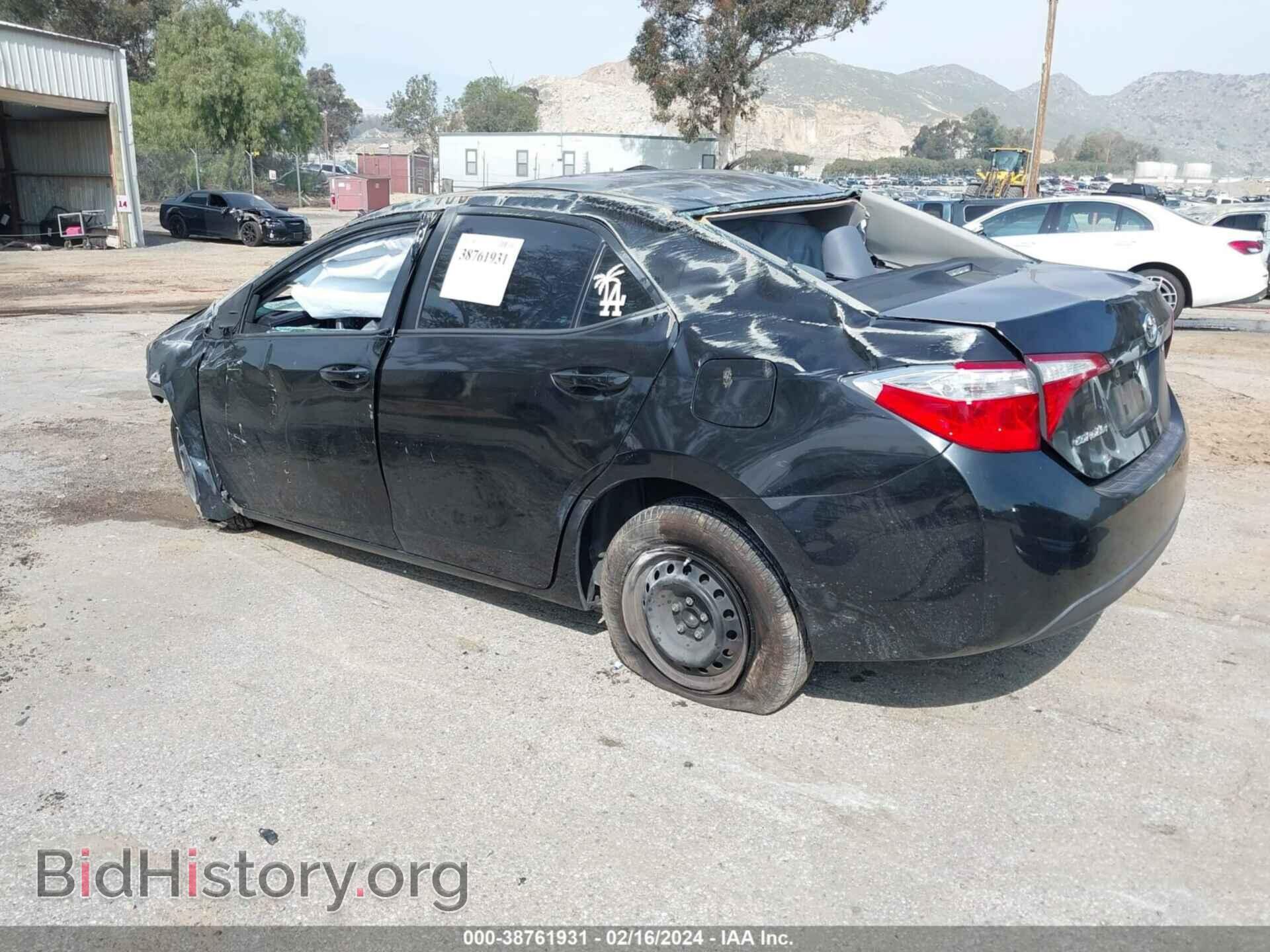 2014 TOYOTA COROLLA - VIN: 5YFBURHE3EP070400 - Фото 3