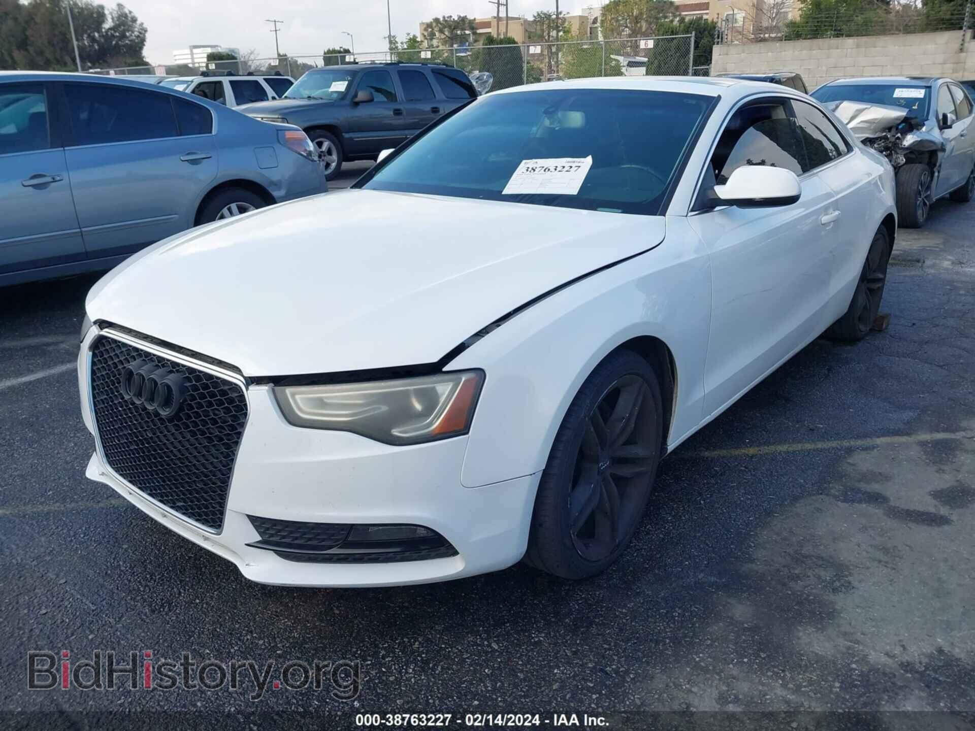 2013 AUDI A5 - VIN: WAUCFAFR6DA065908 - Фото 2