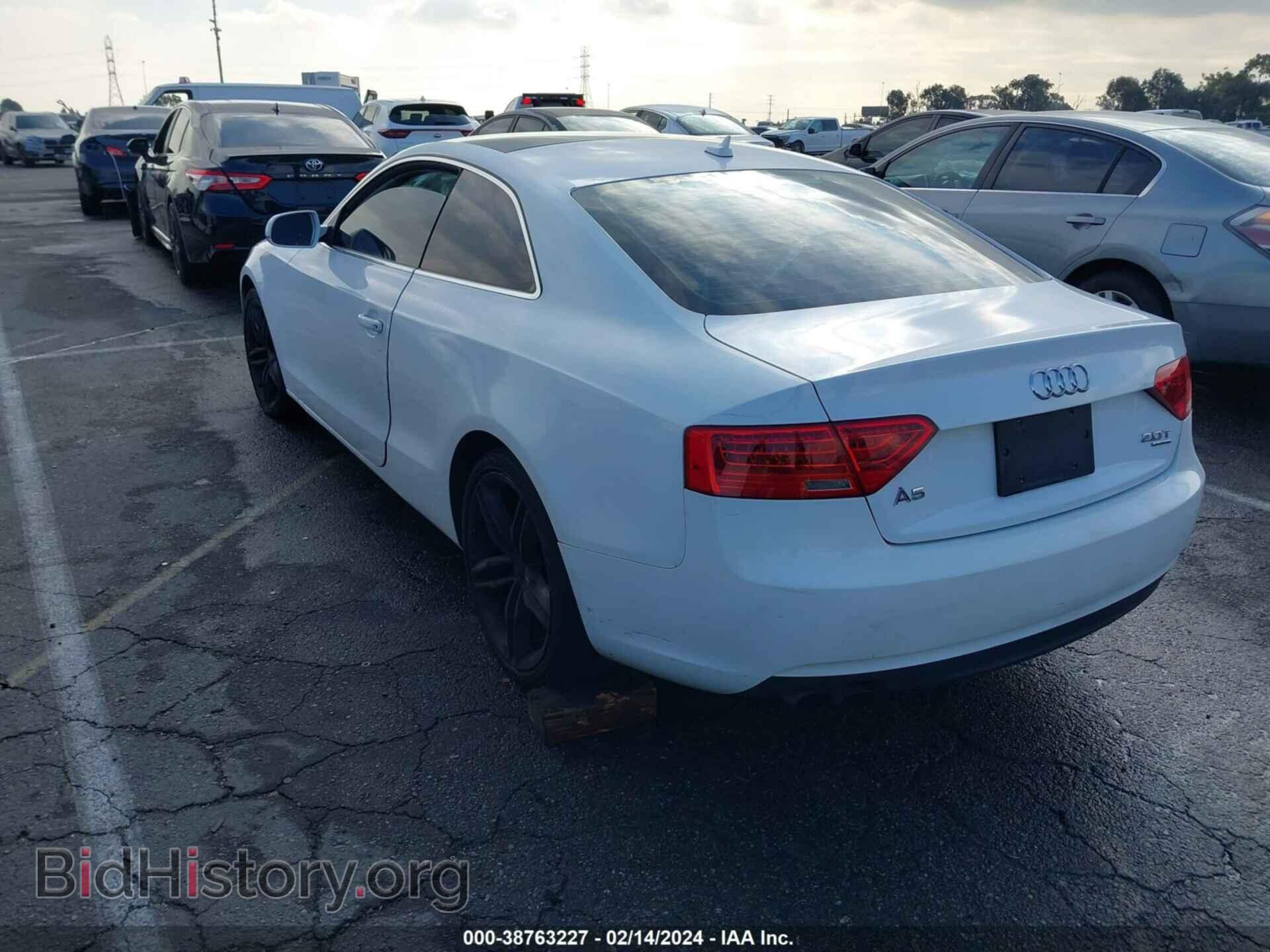 2013 AUDI A5 - VIN: WAUCFAFR6DA065908 - Фото 3
