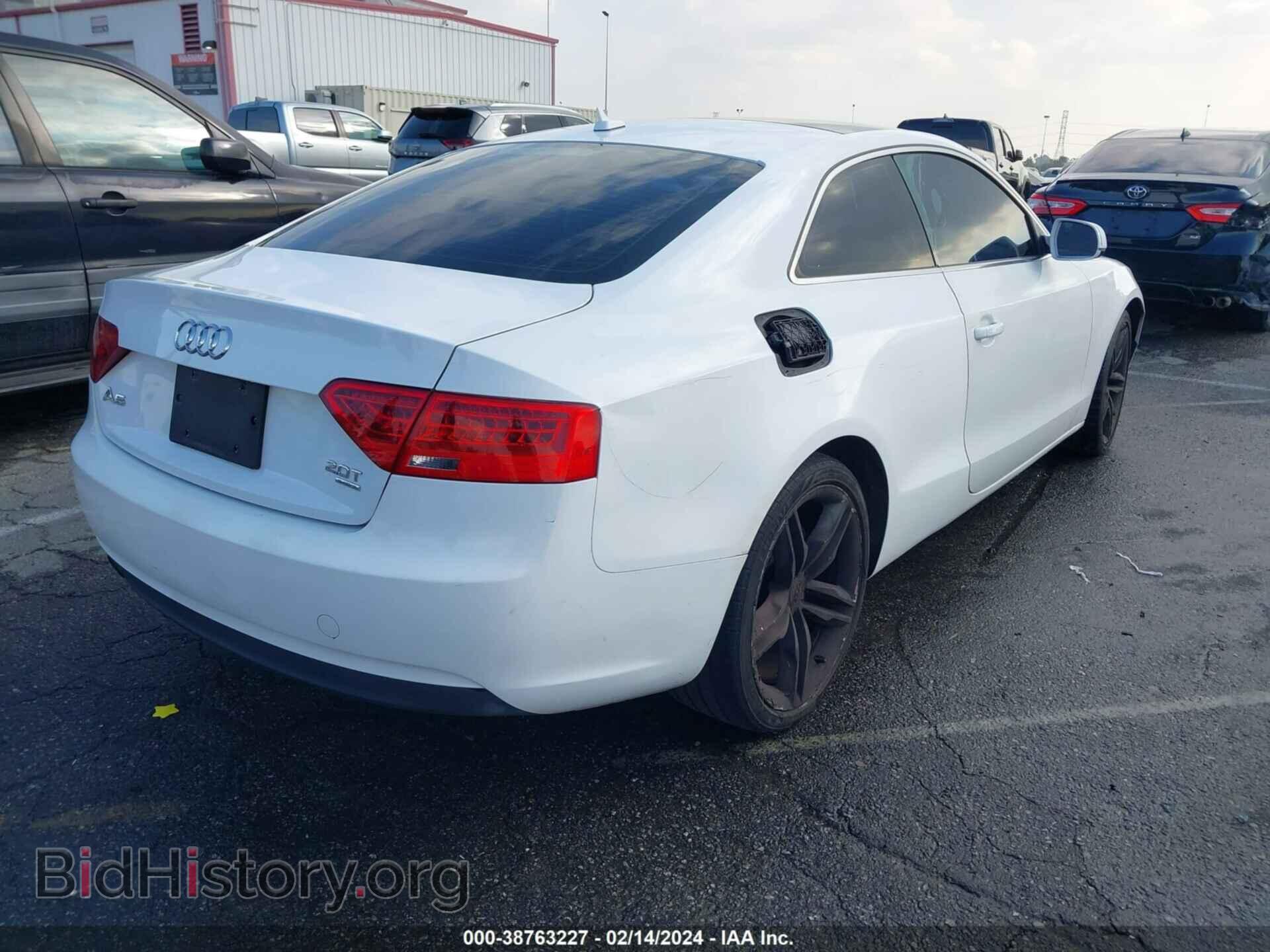 2013 AUDI A5 - VIN: WAUCFAFR6DA065908 - Фото 4